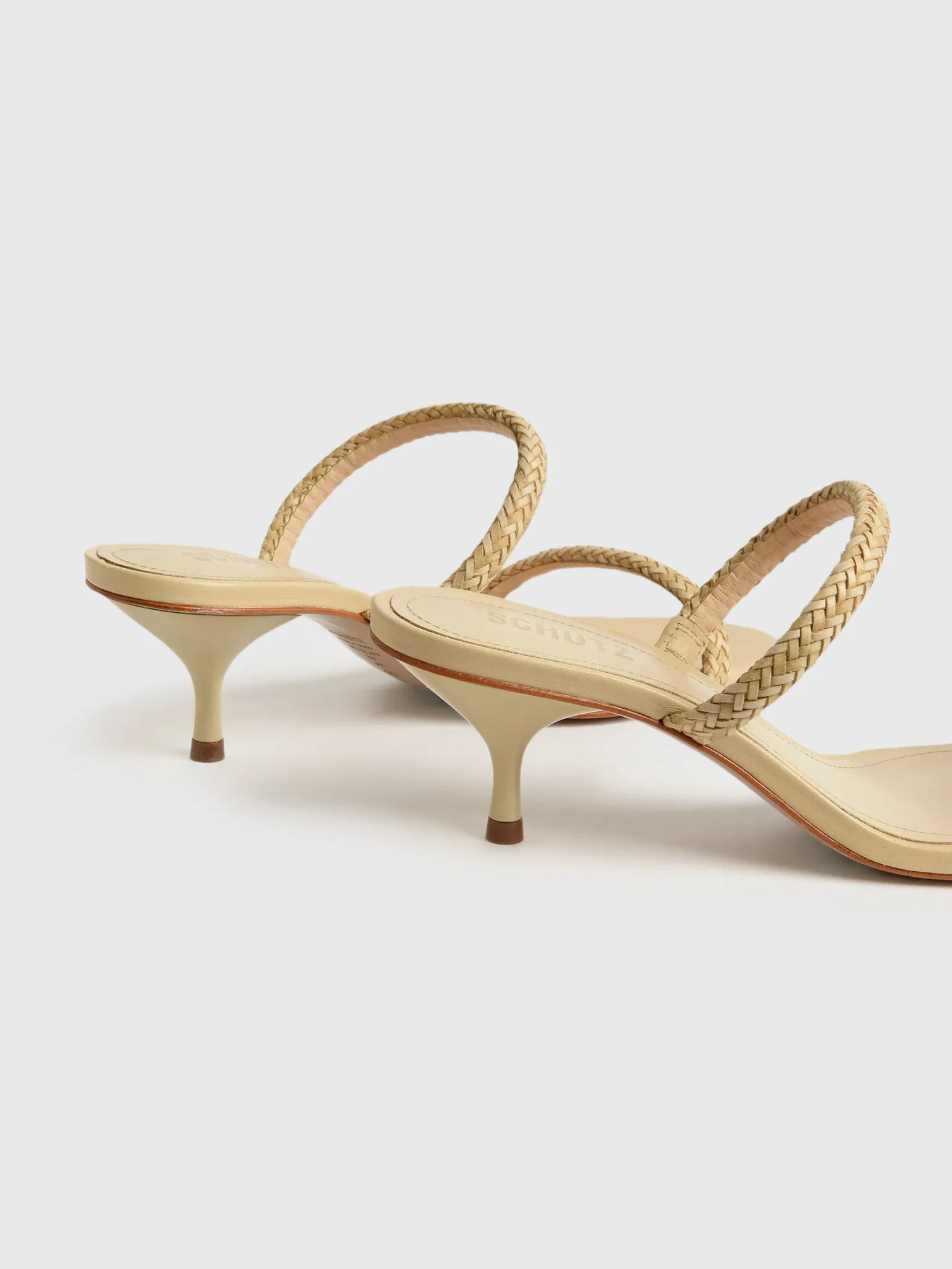 Schutz Women's Taliah Mid Woven Sandal sold by Saint Bernard product image thumbnail 4