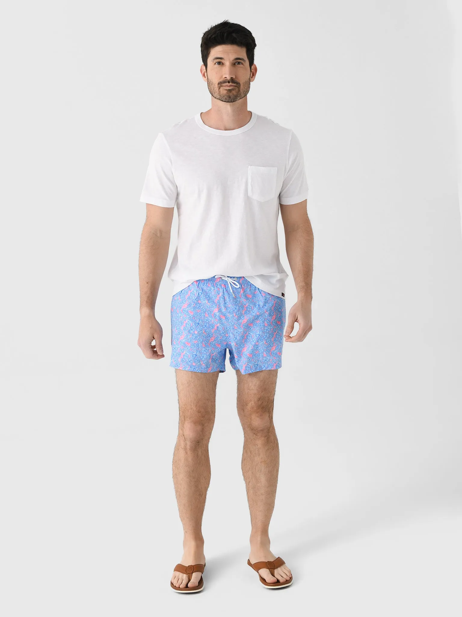 Bermies Men's Floral Swim Trunk sold by Saint Bernard product image thumbnail 2
