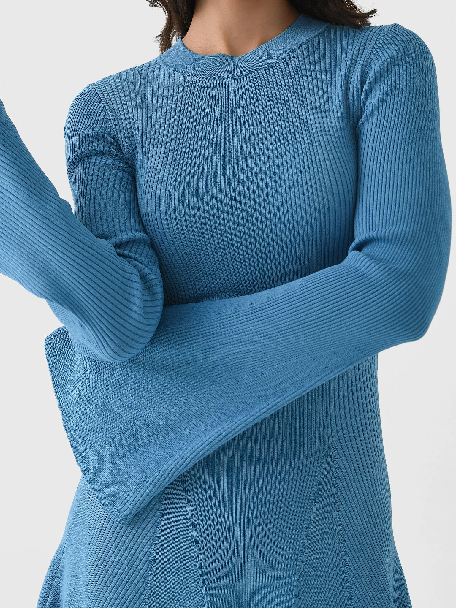 Solid + Striped Women's Babetta Ribbed Dress sold by Saint Bernard product image thumbnail 5