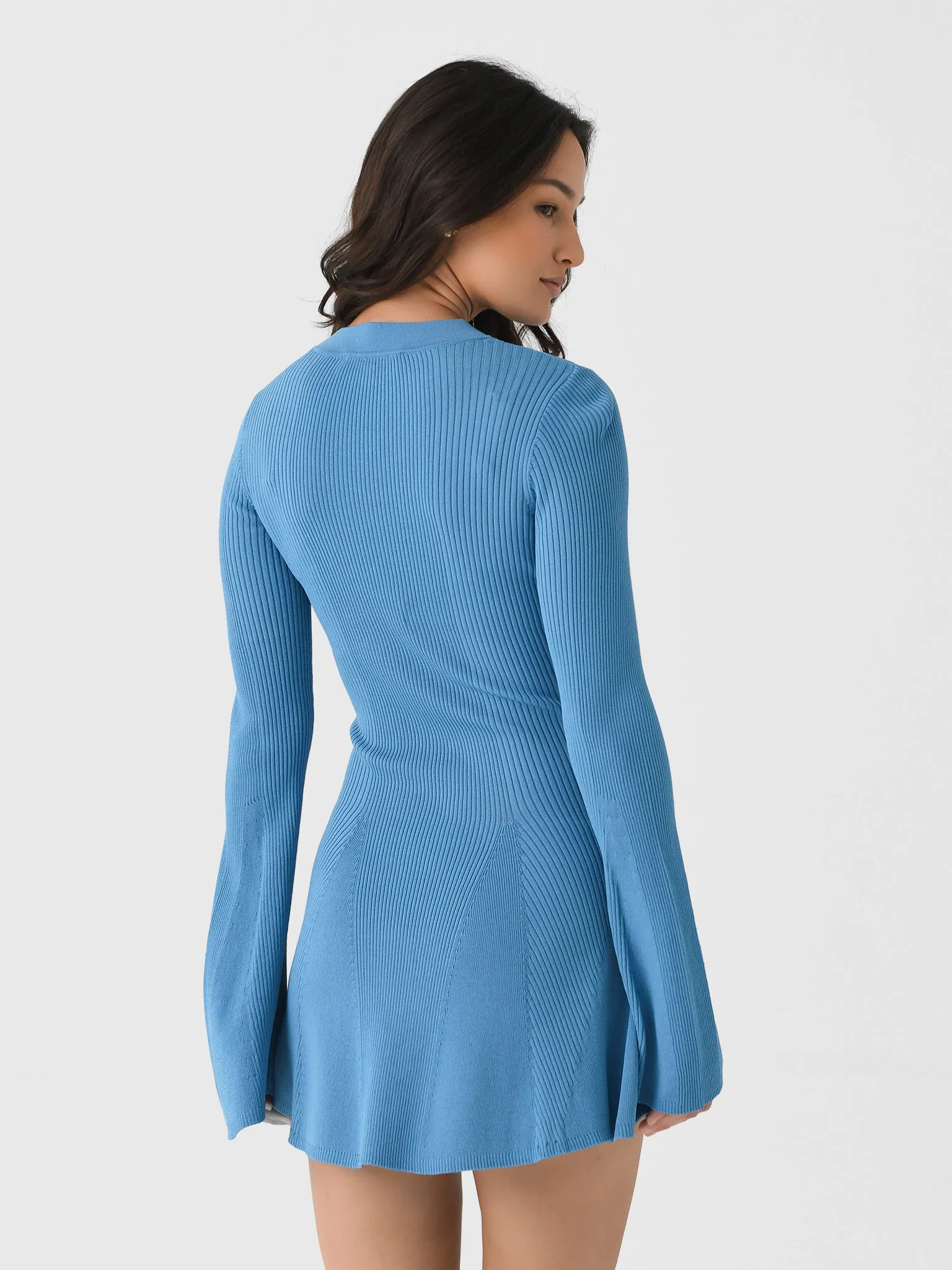 Solid + Striped Women's Babetta Ribbed Dress sold by Saint Bernard product image thumbnail 4