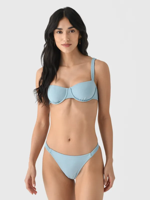 Peony Women's Holiday Balconette Bikini Top sold by Saint Bernard
