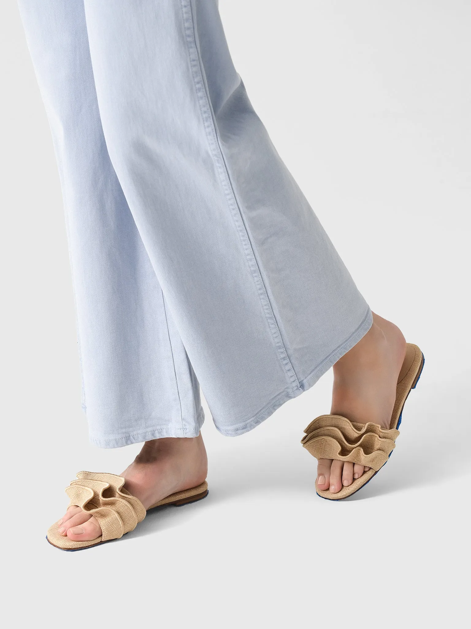 Larroude Women's Ivy Ruffle Sandal sold by Saint Bernard product image thumbnail 2