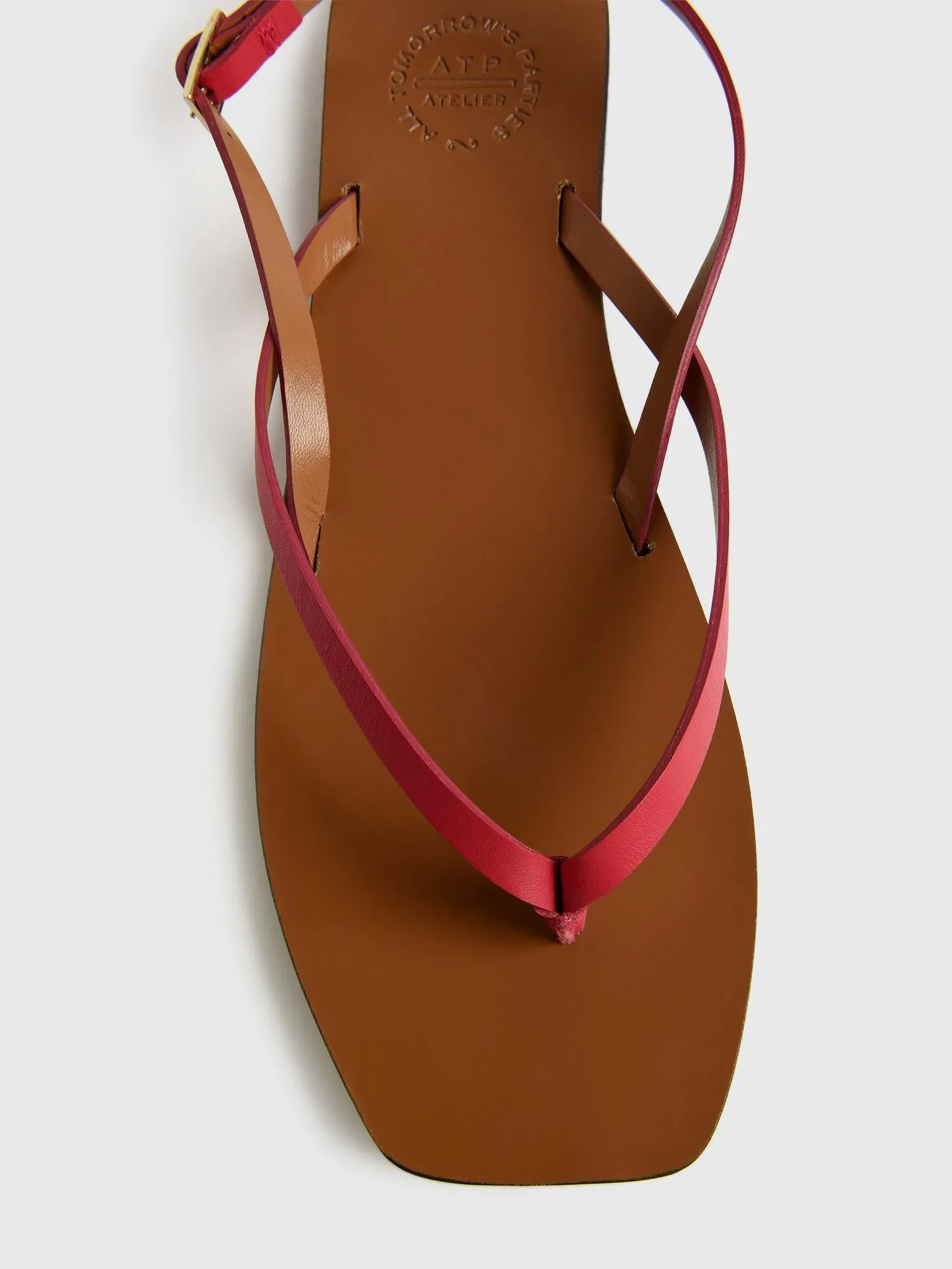 ATP Atelier Women's Teolo Leather Strappy Sandal sold by Saint Bernard product image thumbnail 3