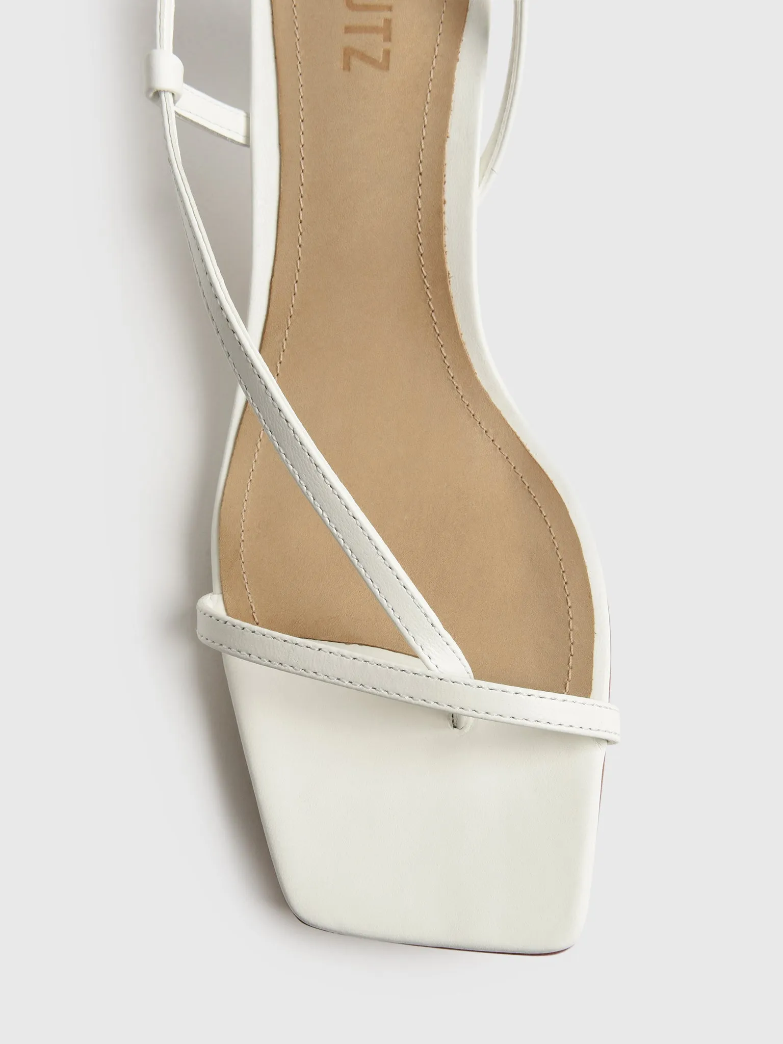 Schutz Women's Heloise Mid Block Heel Leather Sandal sold by Saint Bernard product image thumbnail 3