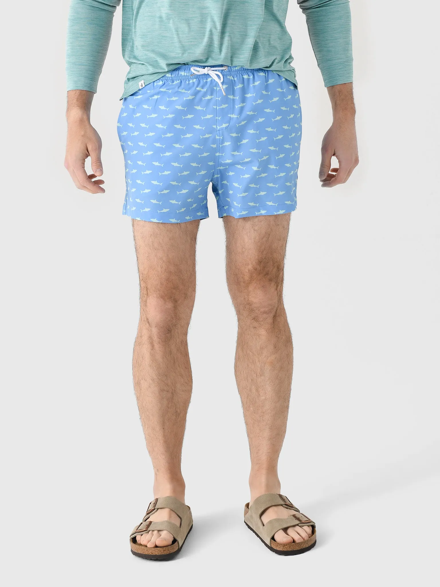 Bermies Men's Shark Bay Swim Trunk sold by Saint Bernard