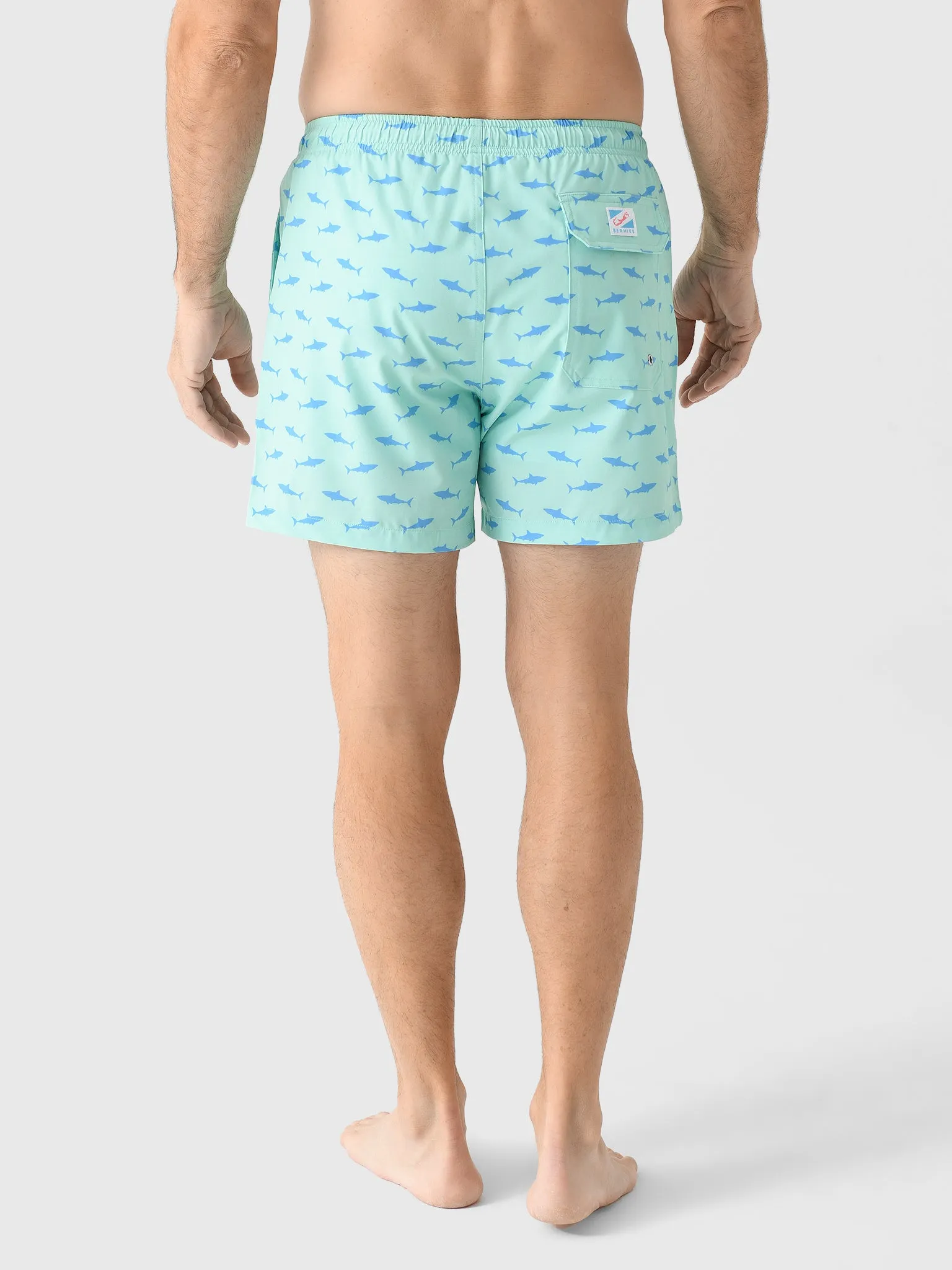 Bermies Men's Great White Swim Trunk sold by Saint Bernard product image thumbnail 4