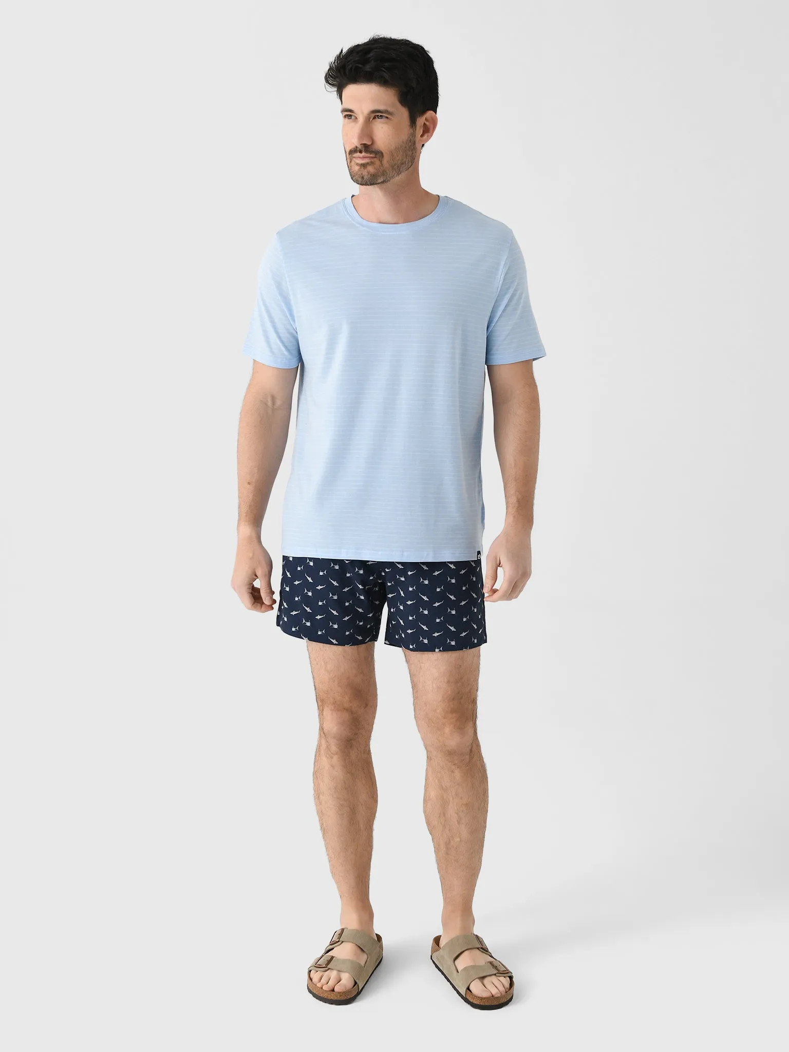 Bermies Men's Sharks Swim Trunk sold by Saint Bernard product image thumbnail 2