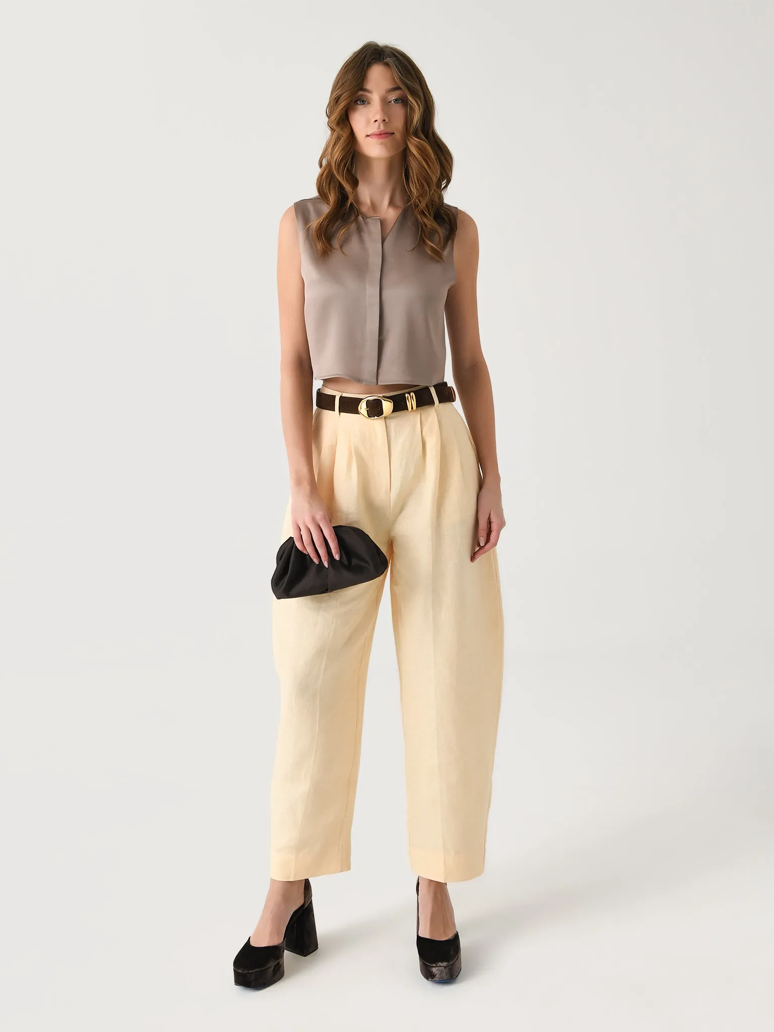 Leset Women's Barb Crewneck Vest sold by Saint Bernard product image thumbnail 2