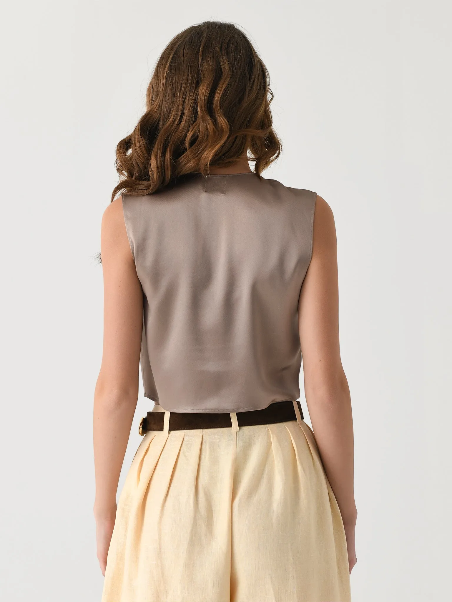 Leset Women's Barb Crewneck Vest sold by Saint Bernard product image thumbnail 4