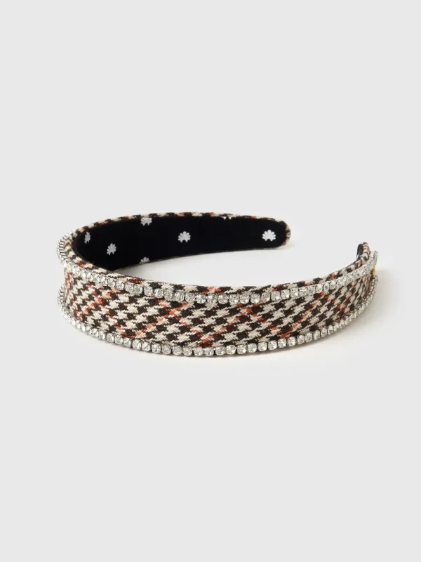 Lele Sadoughi Bessette Crystal Edge Headband sold by Saint Bernard