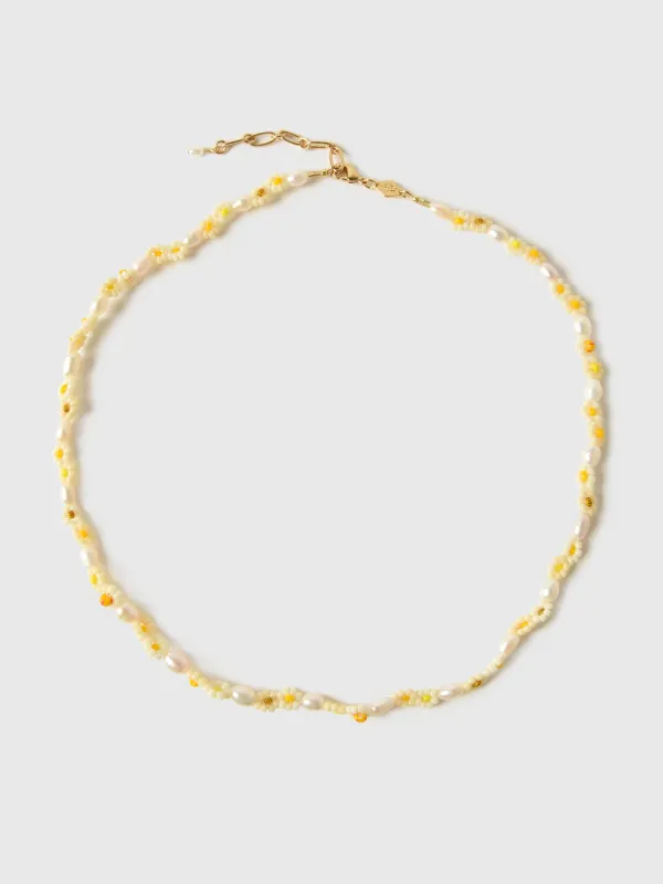 Anni Lu Daisy Flower Necklace sold by Saint Bernard