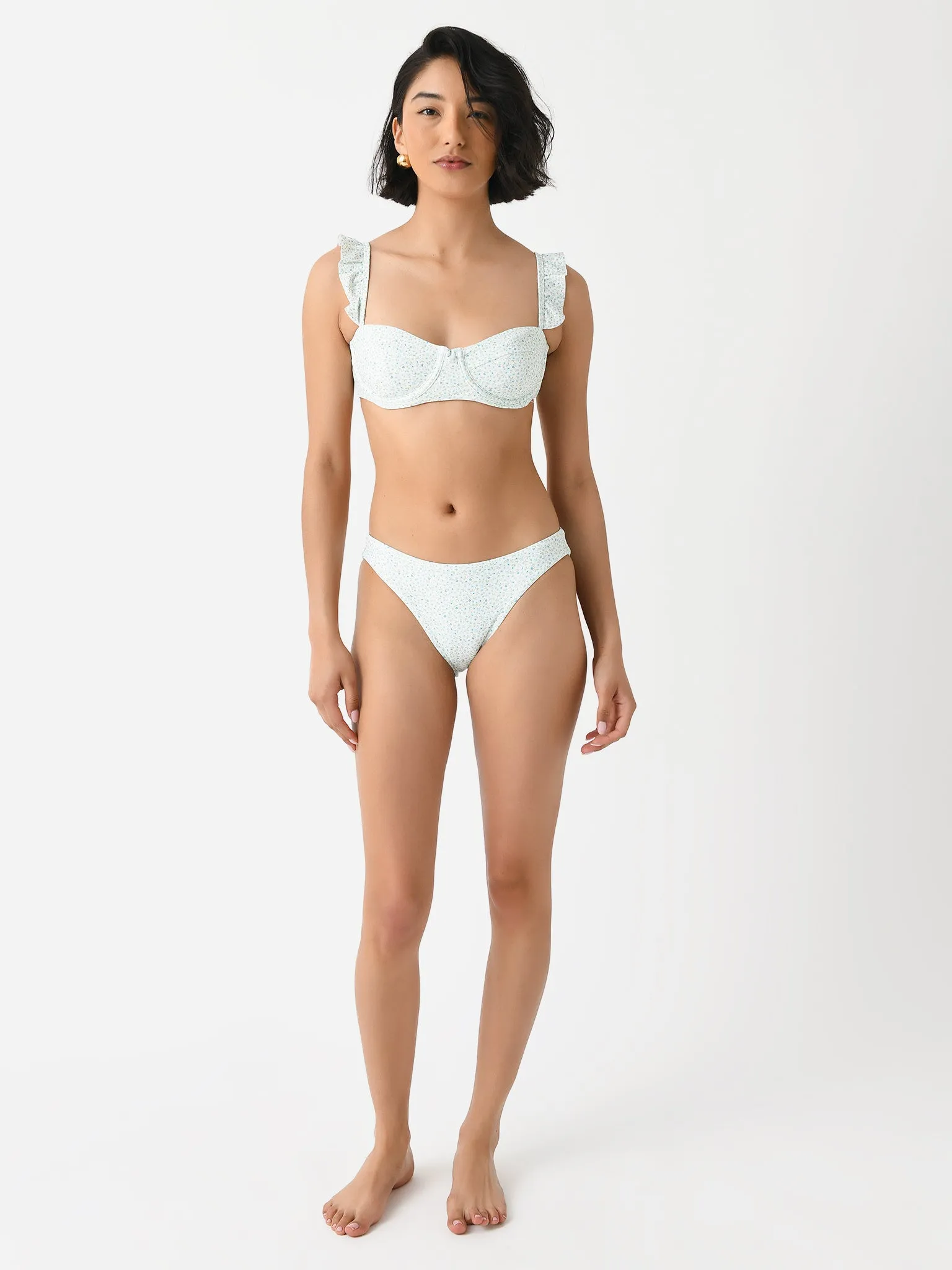 Minnow Women's Ruffle Strap Bikini Top sold by Saint Bernard product image thumbnail 2