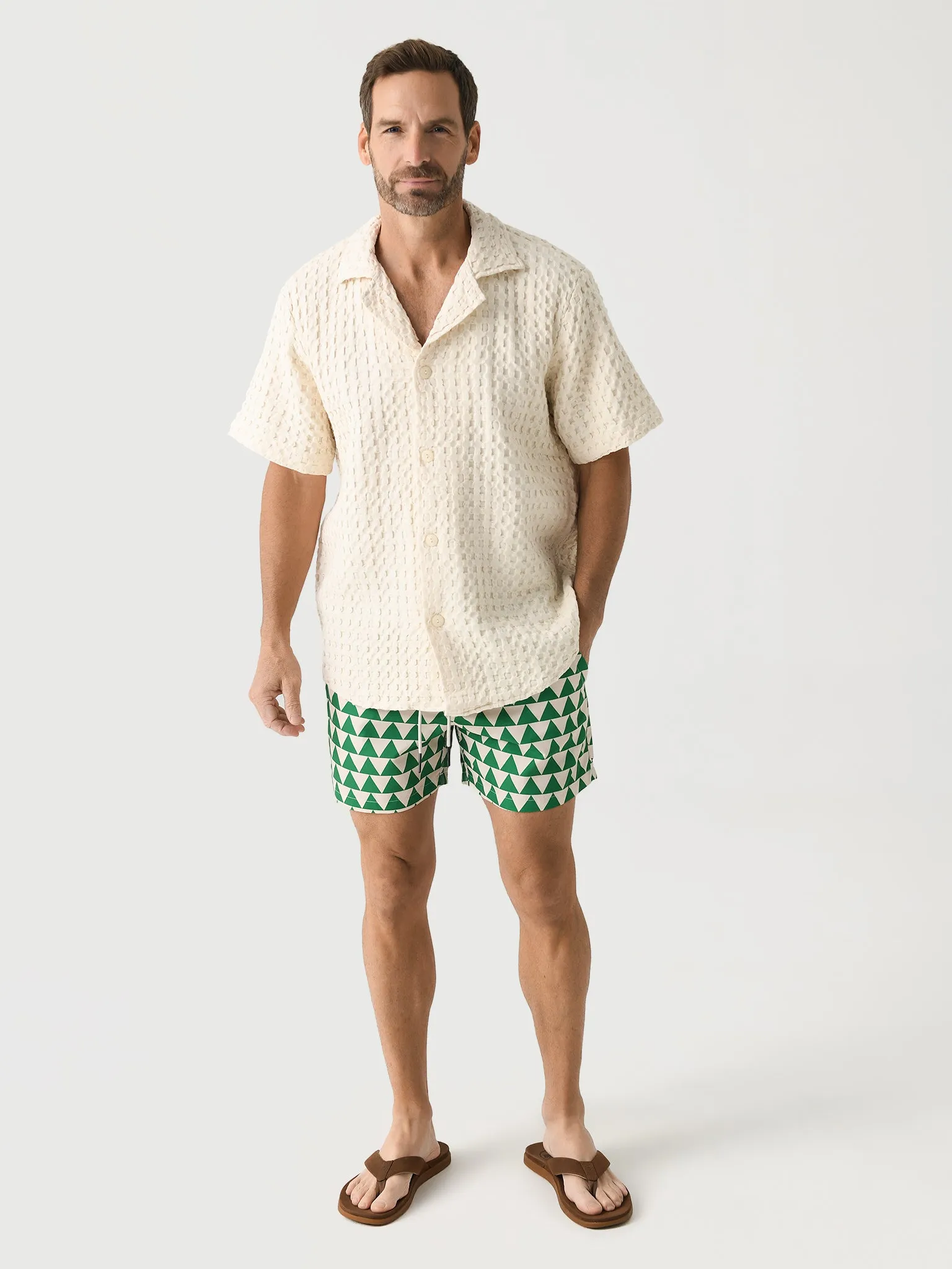 OAS Men's Triangle Jungle Swim Trunk sold by Saint Bernard product image thumbnail 2