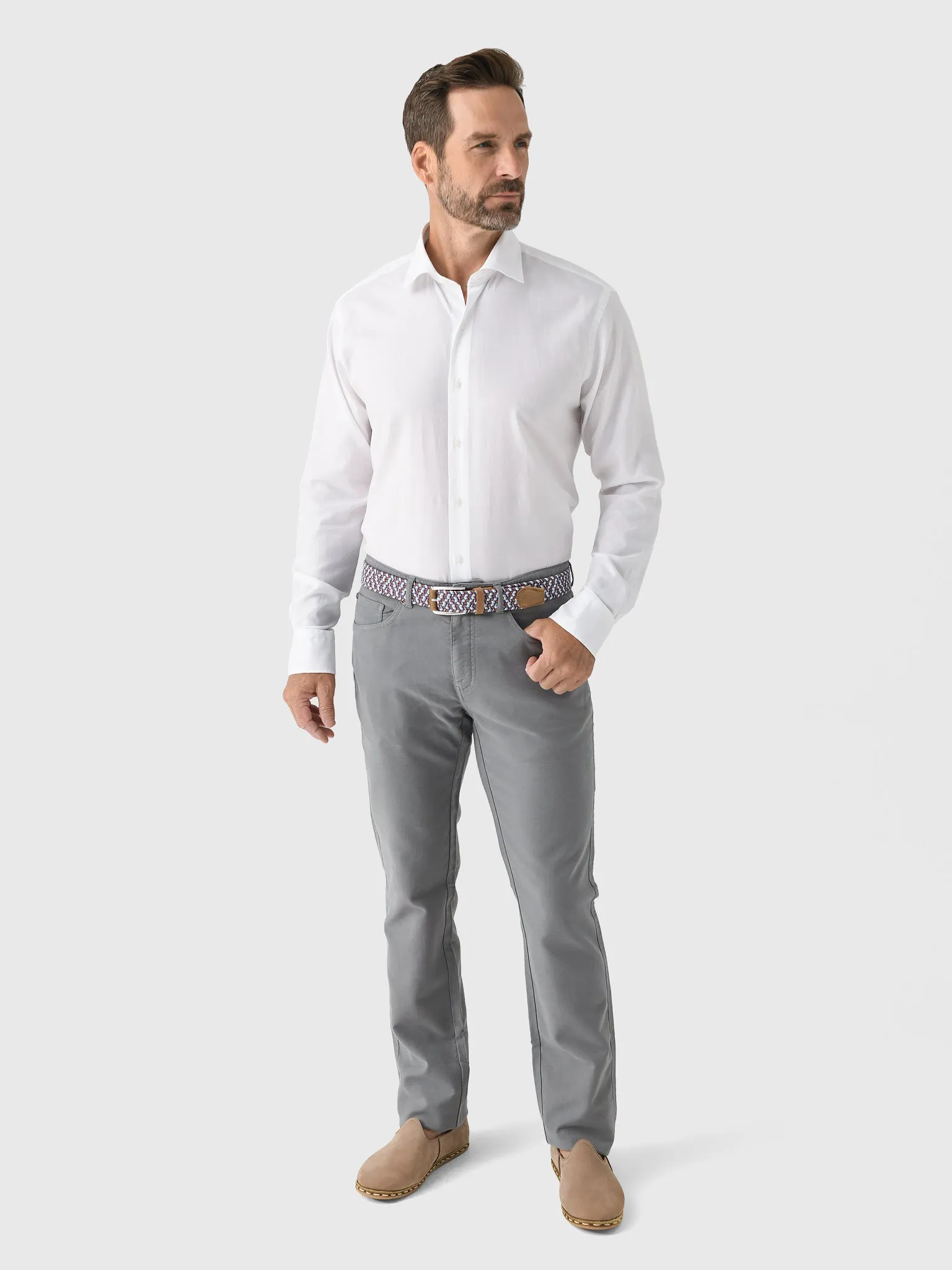 Peter Millar Crown Men's Highlands Soft Twill Cotton Sport Shirt sold by Saint Bernard product image thumbnail 2