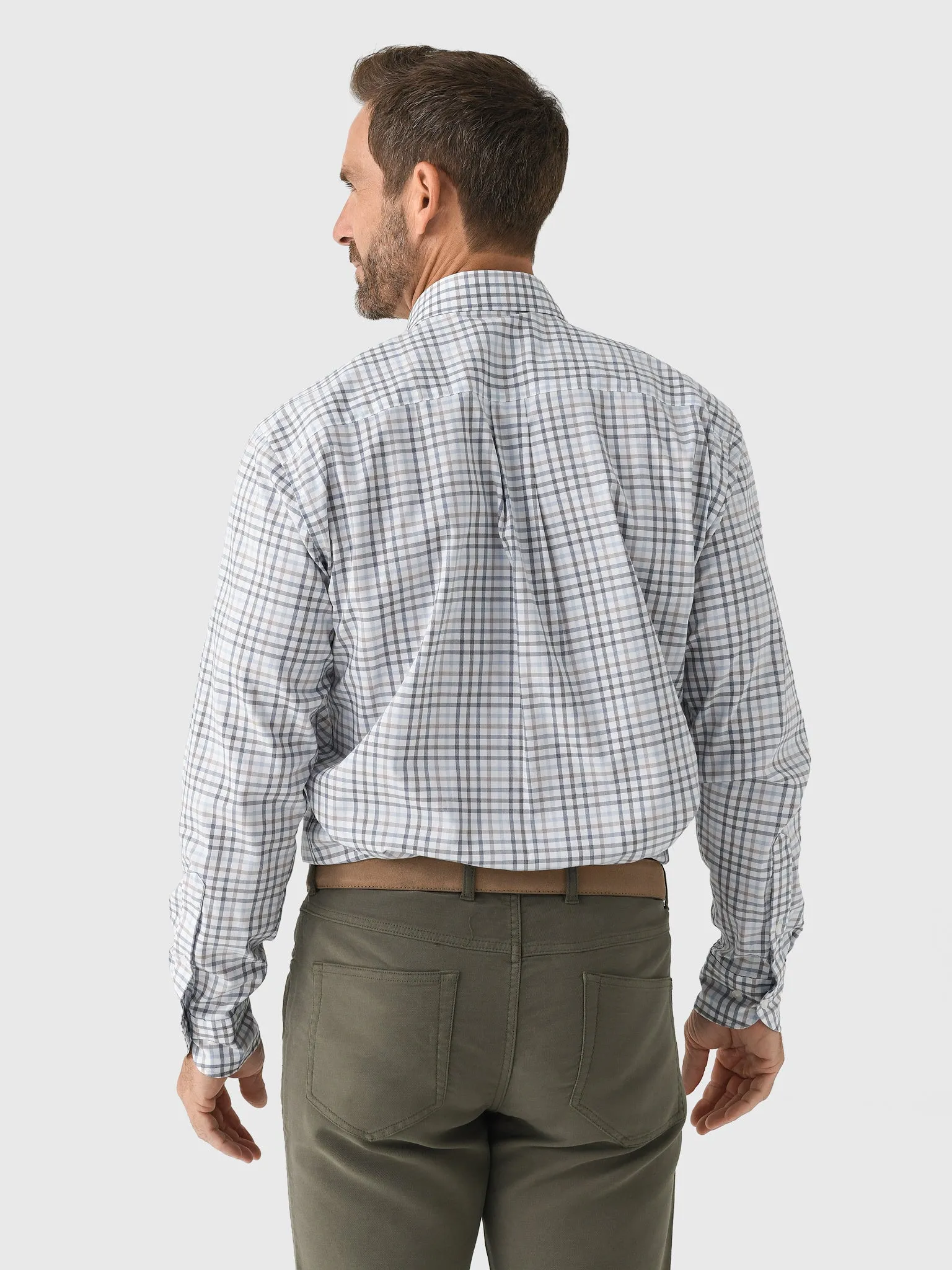 Peter Millar Crown Men's North Coast Crown Lite Cotton-Stretch Sport Shirt sold by Saint Bernard product image thumbnail 4