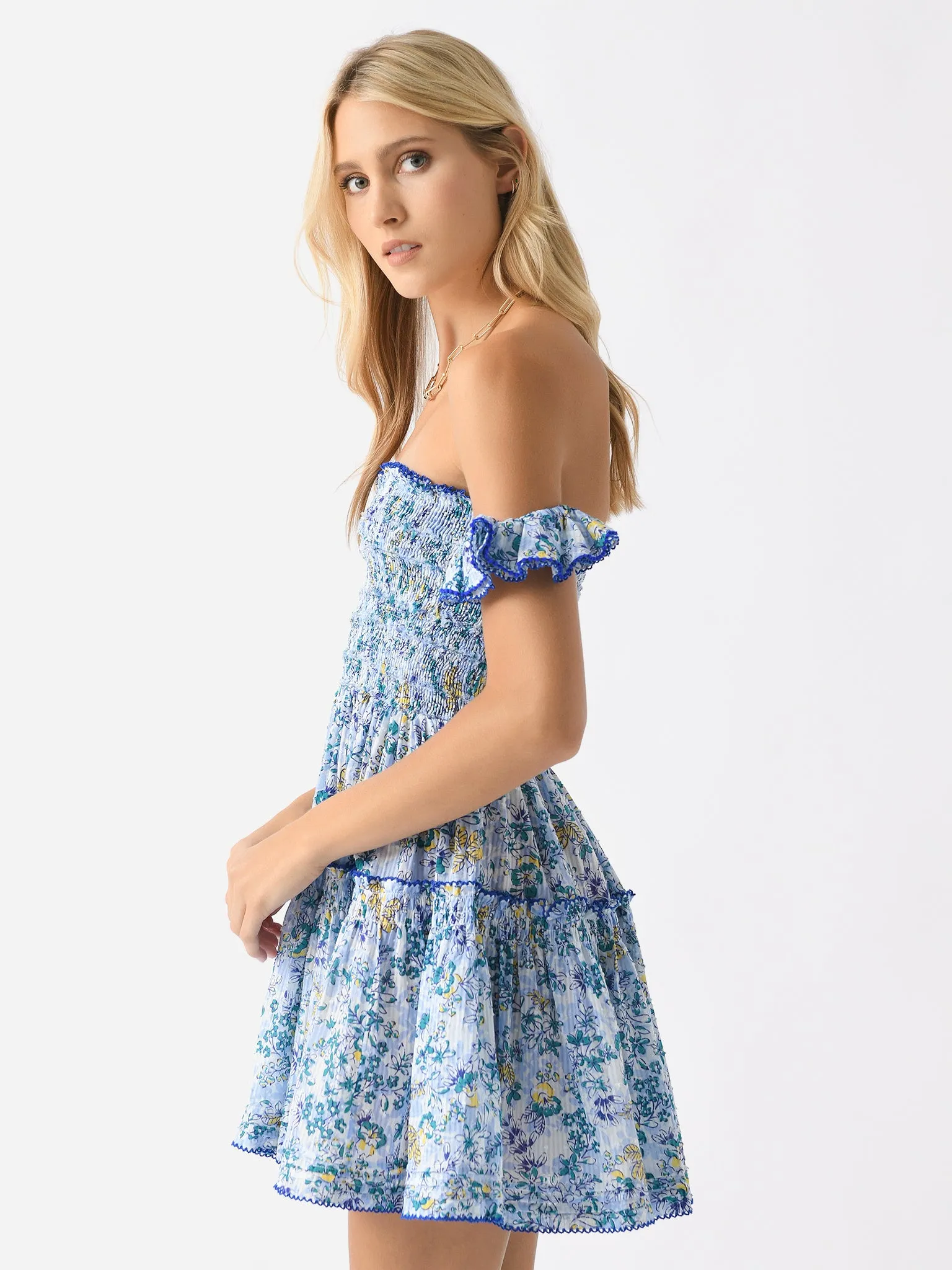 Poupette St Barth Women's Aurora Mini Dress sold by Saint Bernard product image thumbnail 3