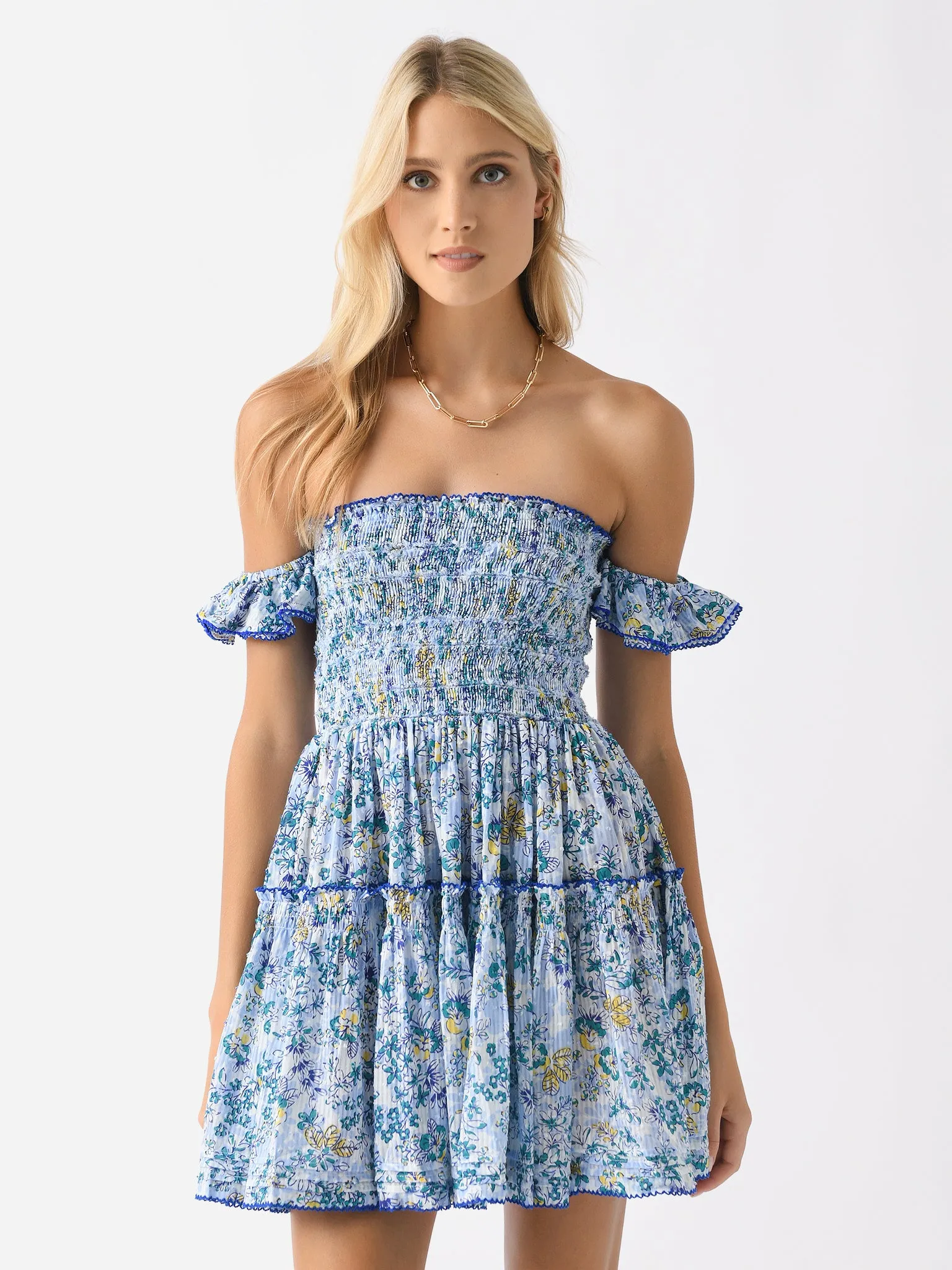 Poupette St Barth Women's Aurora Mini Dress sold by Saint Bernard product image thumbnail 5