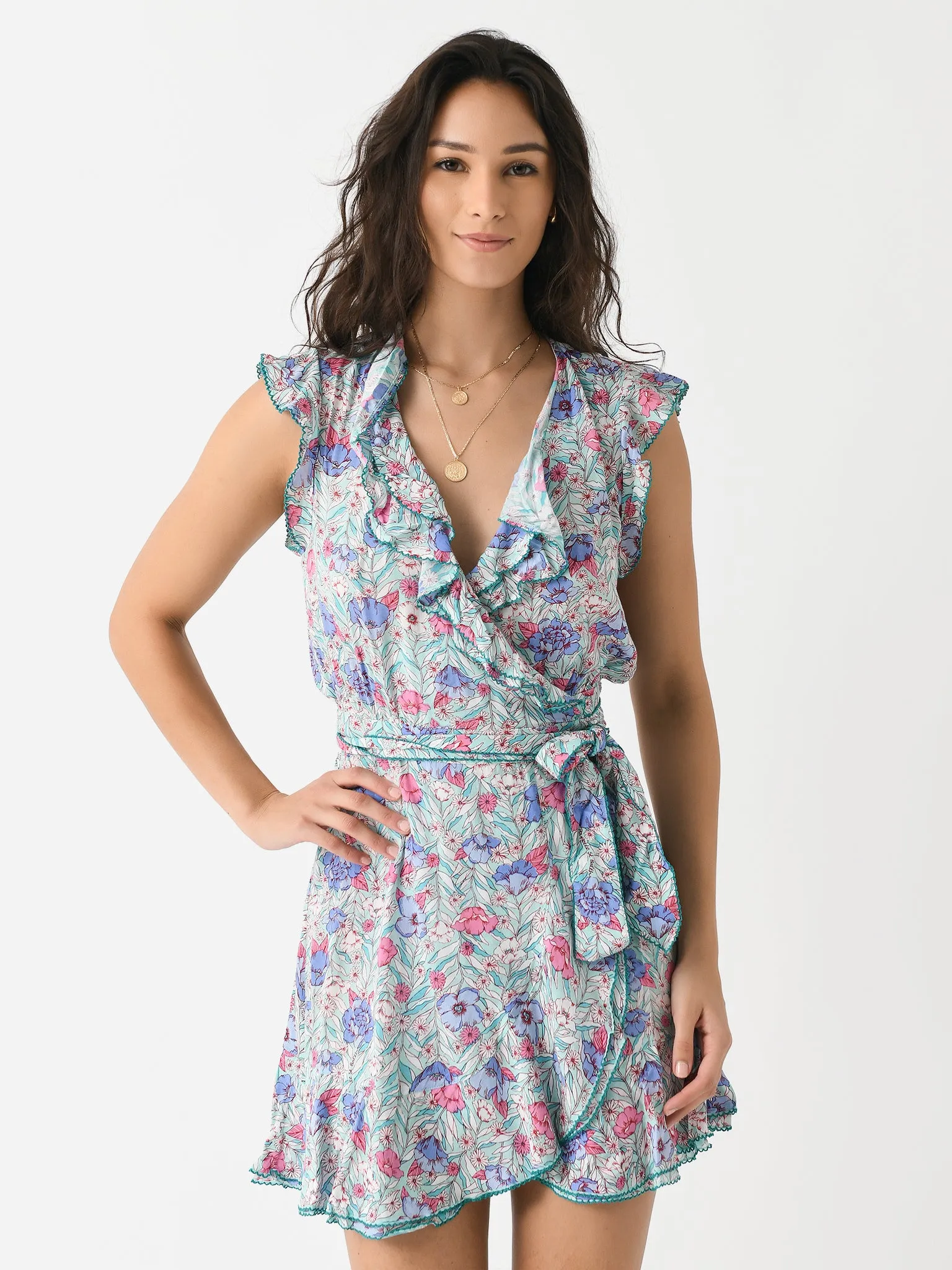 Poupette St Barth Women's Aude Mini Dress sold by Saint Bernard