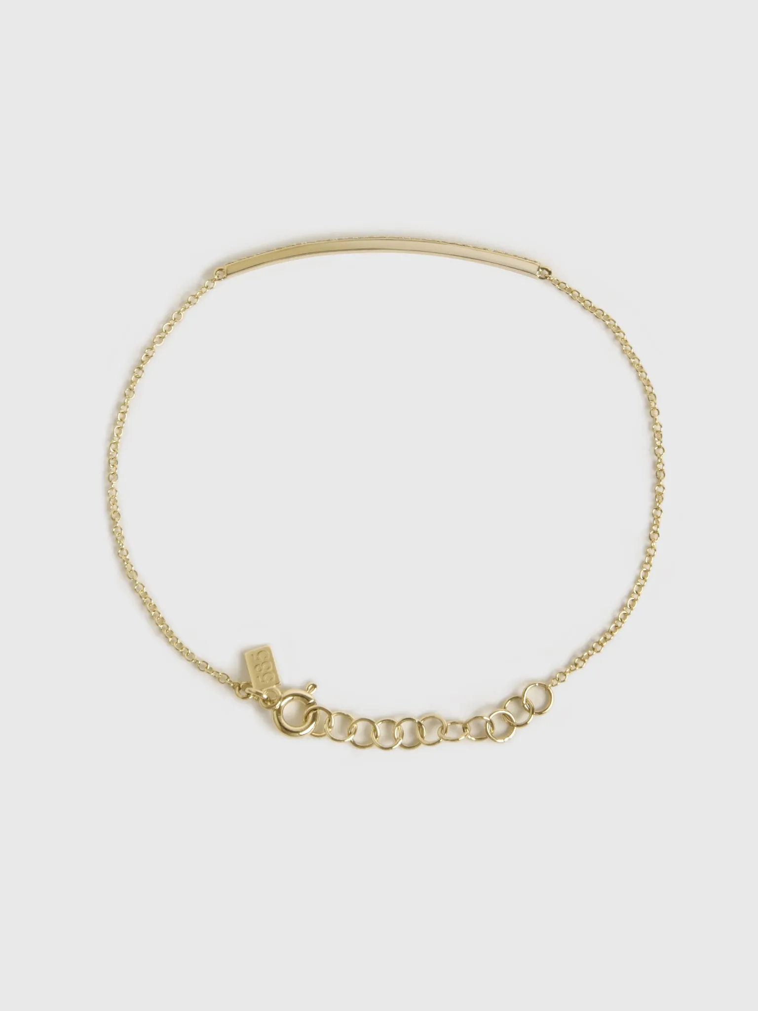 EF Collection Diamond Bar Chain Bracelet sold by Saint Bernard product image thumbnail 3