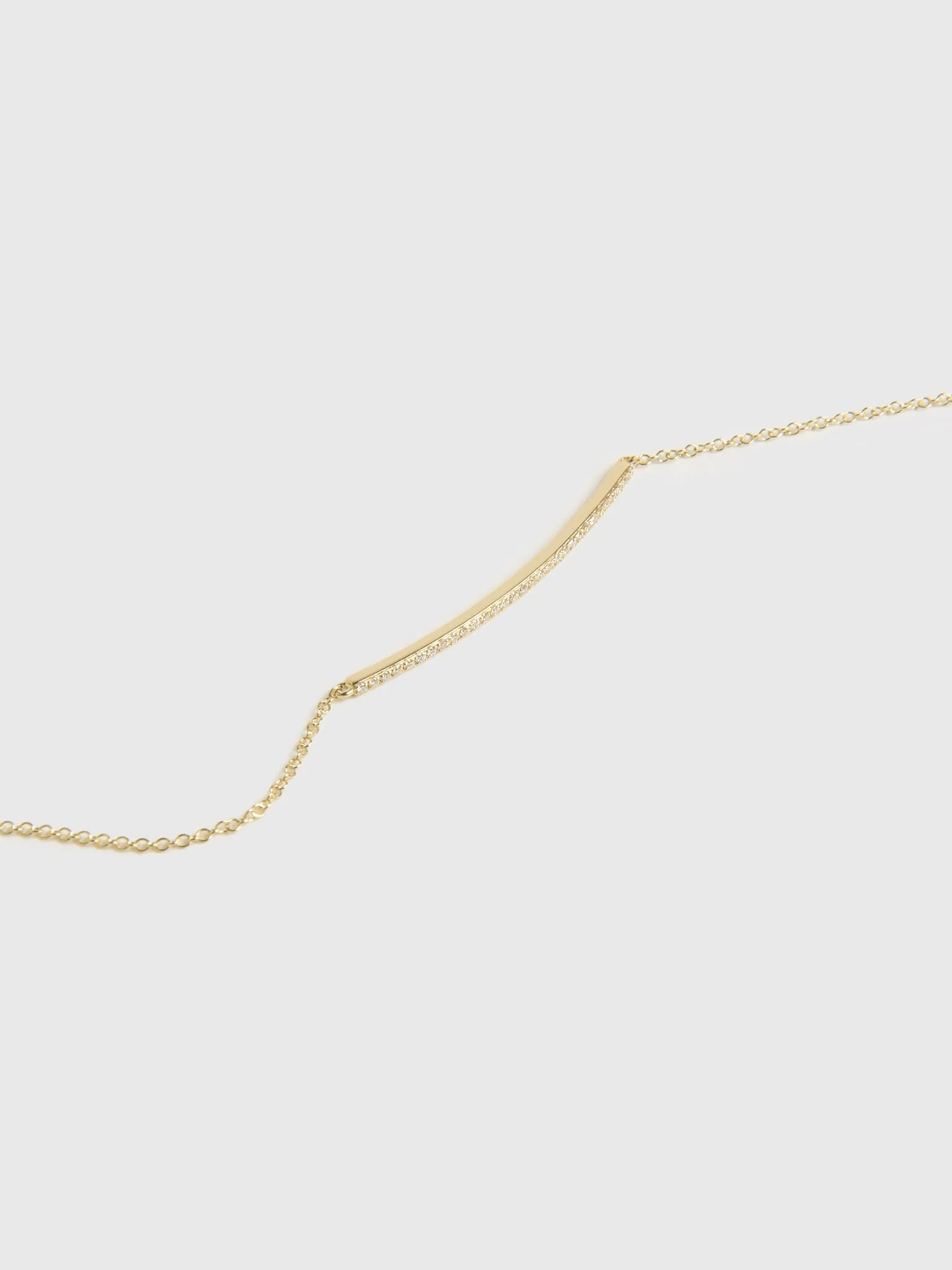 EF Collection Diamond Bar Chain Bracelet sold by Saint Bernard