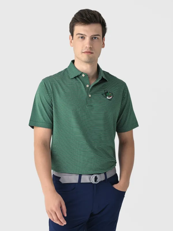 Peter Millar Crown Sport Men's Southlake Carroll Dragons Hemlock Performance Jersey Polo sold by Saint Bernard