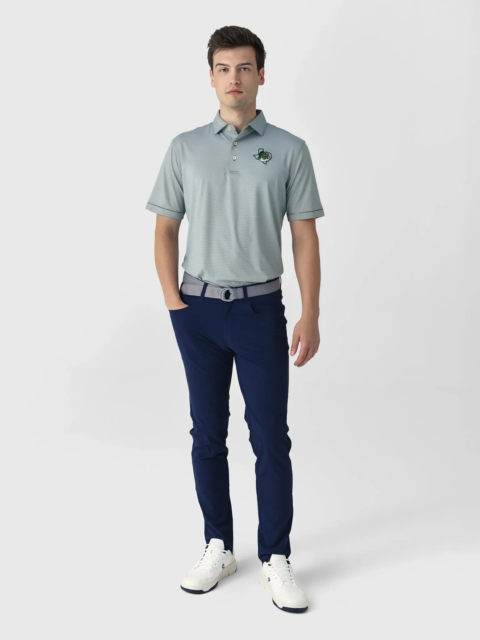 Peter Millar Crown Sport Men's Southlake Carroll Dragons Jubilee Performance Jersey Polo sold by Saint Bernard product image thumbnail 2