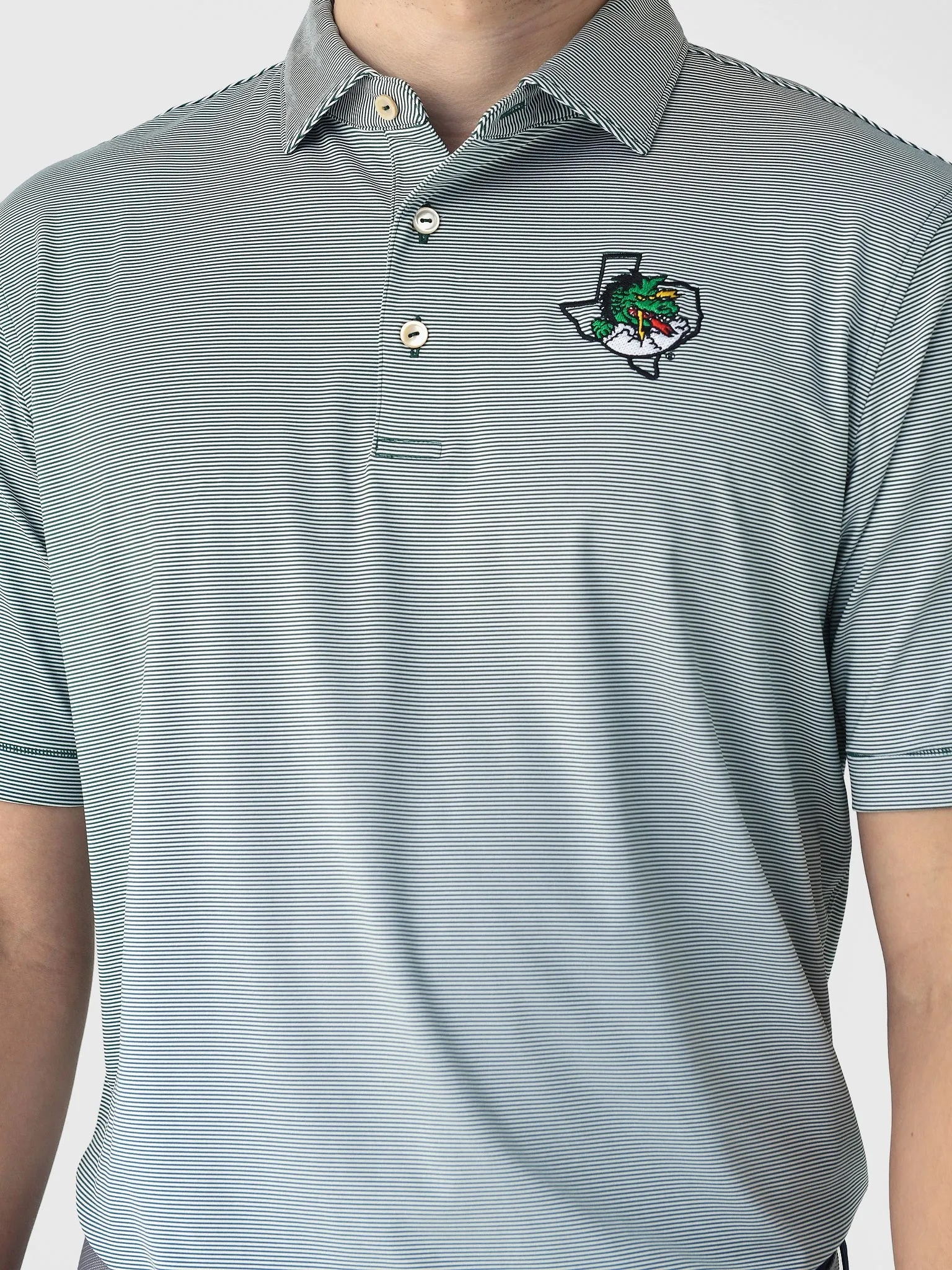 Peter Millar Crown Sport Men's Southlake Carroll Dragons Jubilee Performance Jersey Polo sold by Saint Bernard product image thumbnail 5