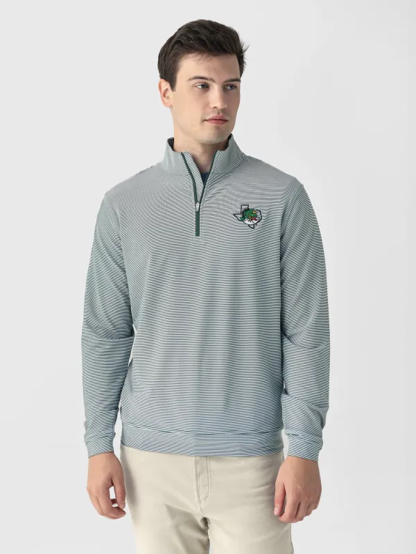Peter Millar Crown Sport Men's Southlake Carroll Dragons Perth Mini Stripe Performance Quarter-Zip sold by Saint Bernard
