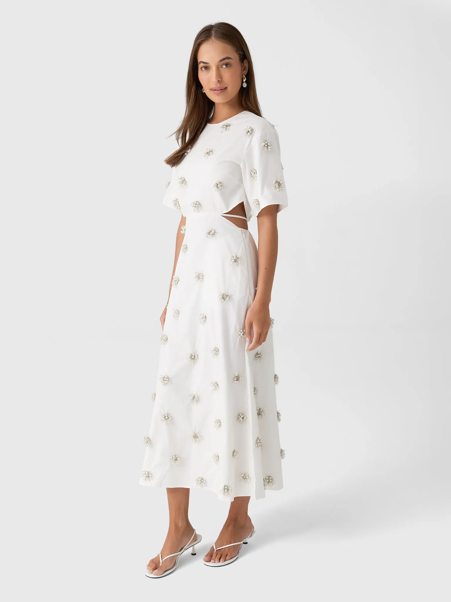 Simkhai Women's Starla Embellished Midi Dress sold by Saint Bernard product image thumbnail 2