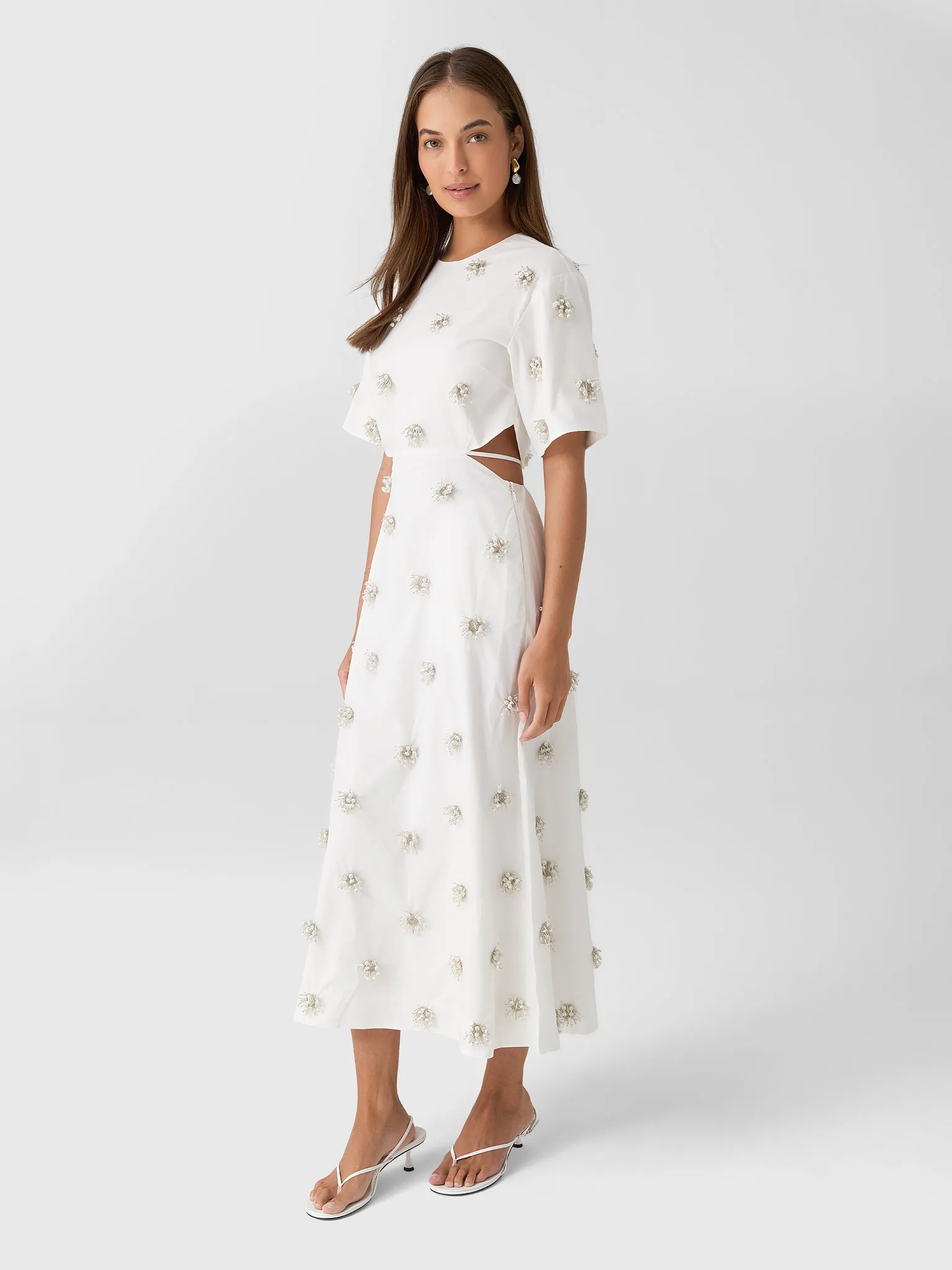 Simkhai Women's Starla Embellished Midi Dress sold by Saint Bernard