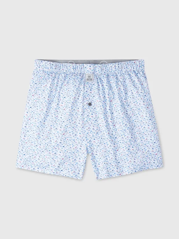 Peter Millar Crown Sport Men's On The Hunt Performance Boxer Short sold by Saint Bernard