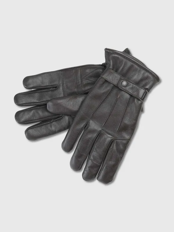 Barbour Men's Burnished Leather Thinsulate Gloves sold by Saint Bernard