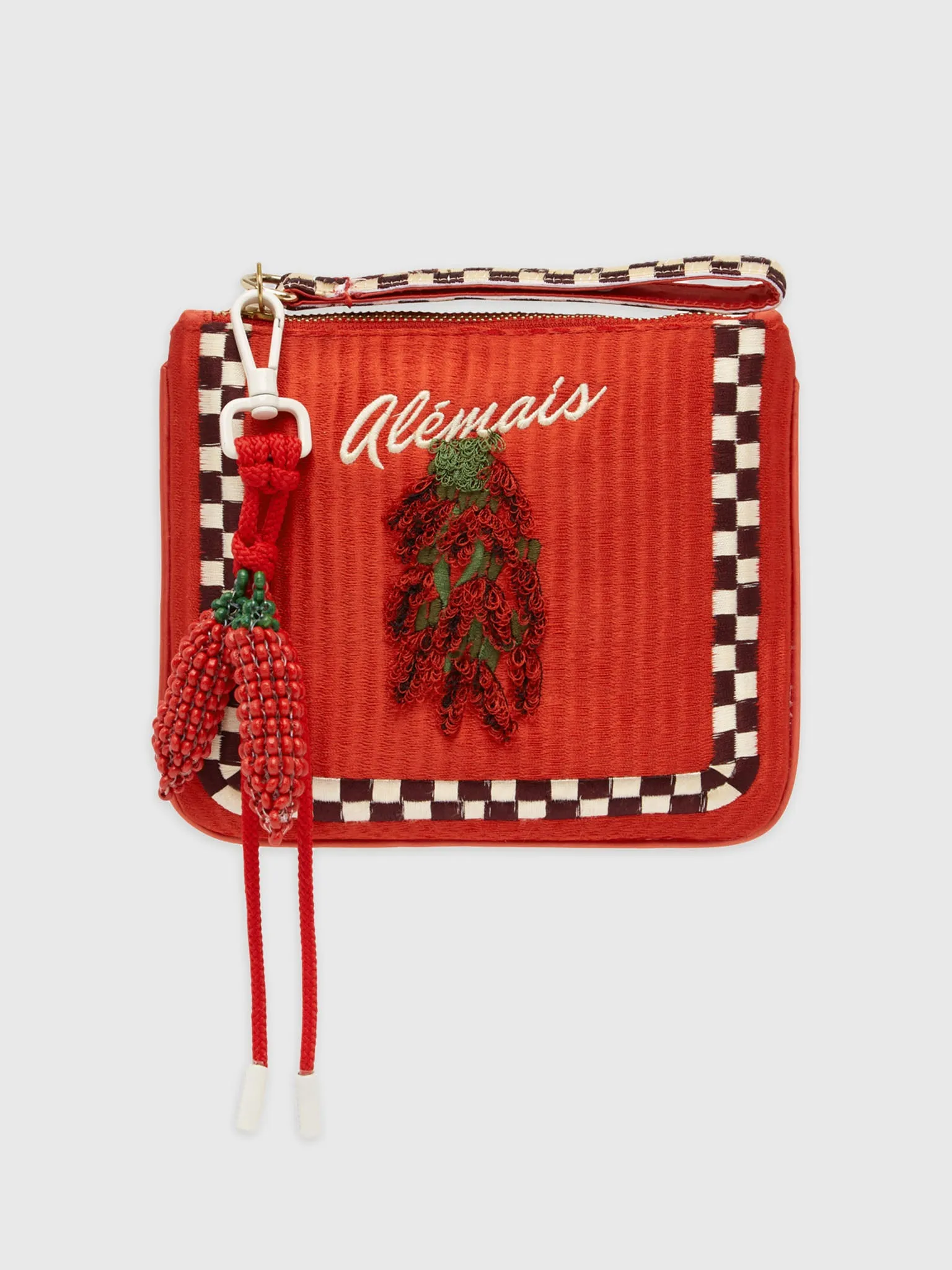 Alemais Contessa Chilli Clutch sold by Saint Bernard