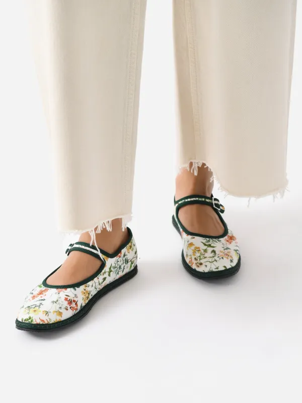Vibi Venezia Women's Mary Jane Canvas Furlana Flat made by ViBi VENEZiA
