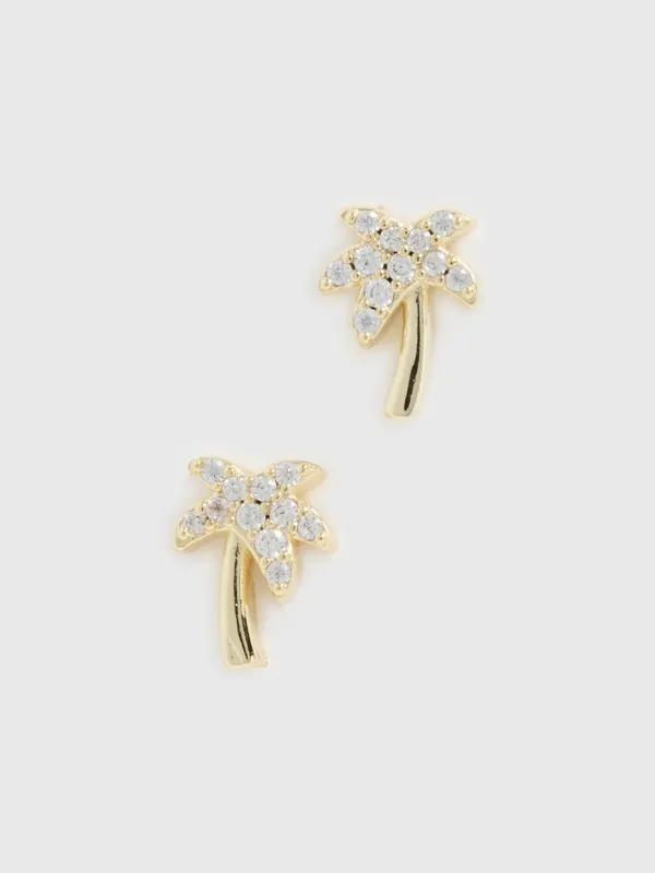 Shashi Bondi Pavé Stud Earrings made by Shashi