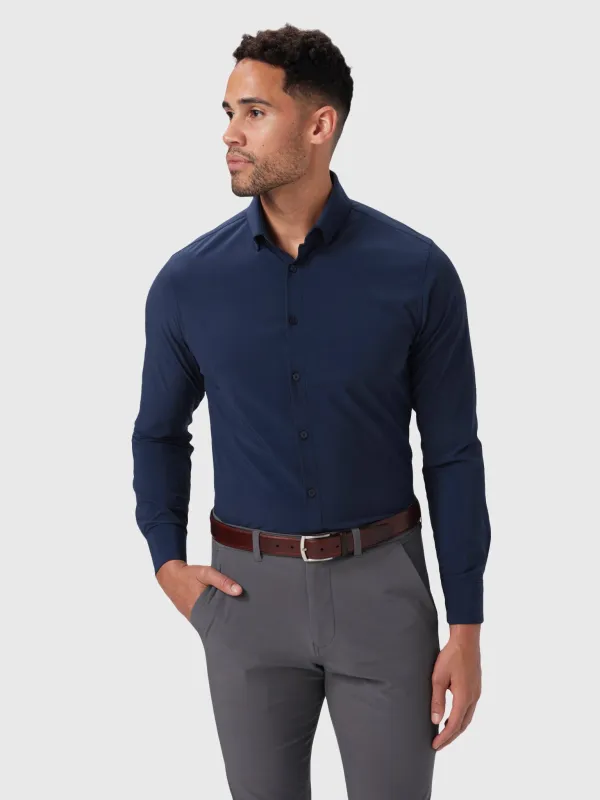 Mizzen+Main Men's Trim Leeward Dress Shirt sold by Saint Bernard