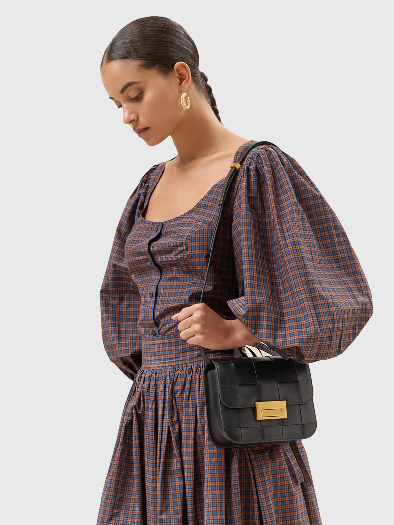 Loeffler Randall Desi Woven Leather Crossbody Bag sold by Saint Bernard product image thumbnail 2