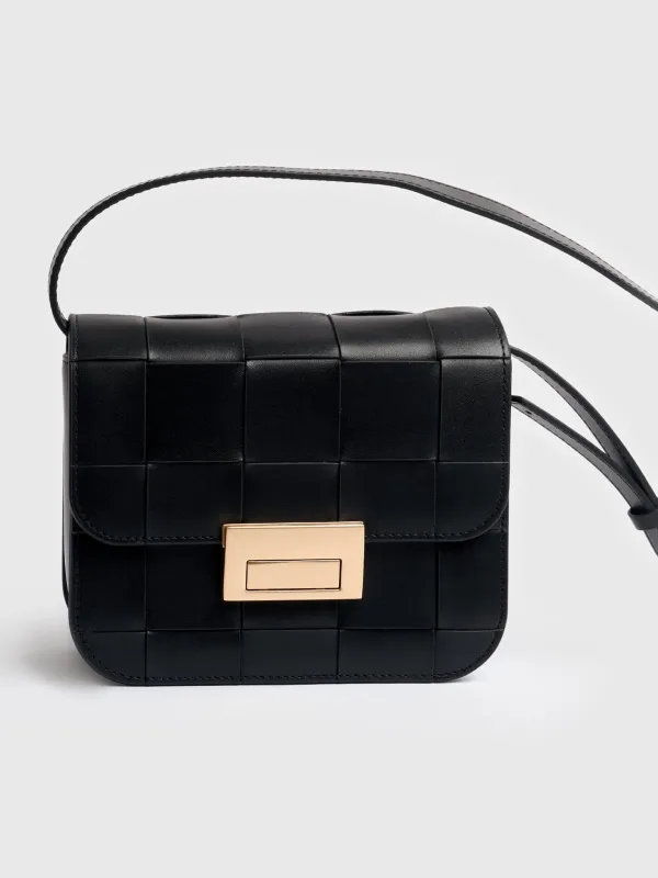 Loeffler Randall Desi Woven Leather Crossbody Bag sold by Saint Bernard