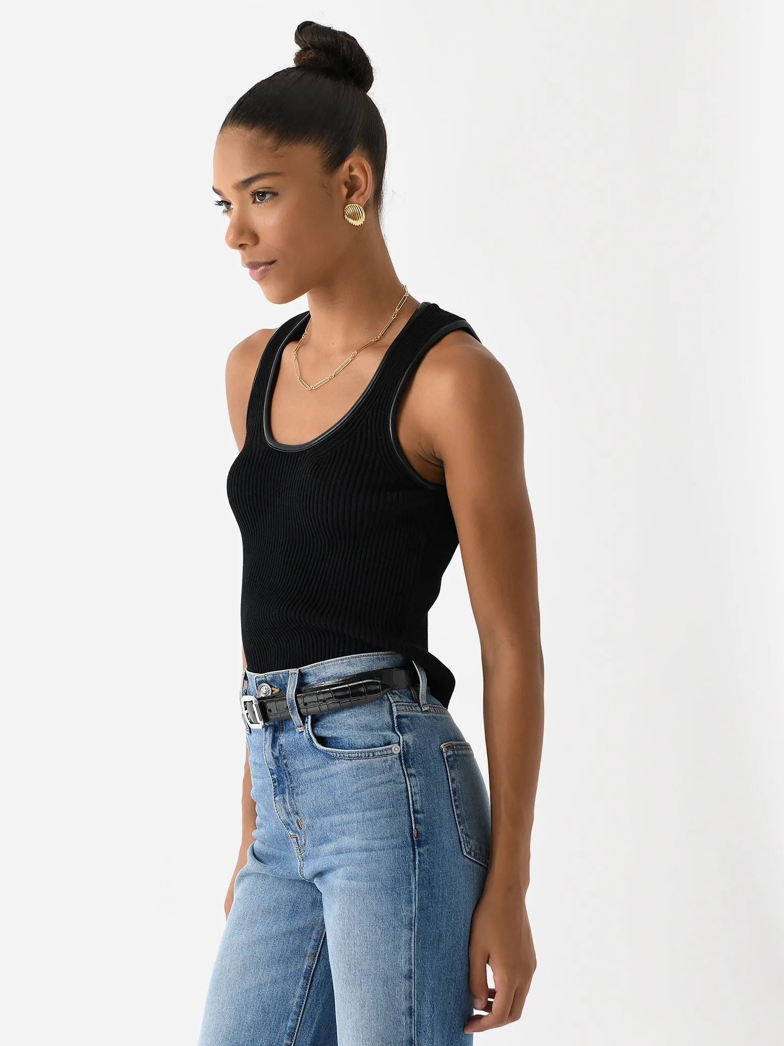 Simkhai Women's Cobain Tank Top sold by Saint Bernard product image thumbnail 3