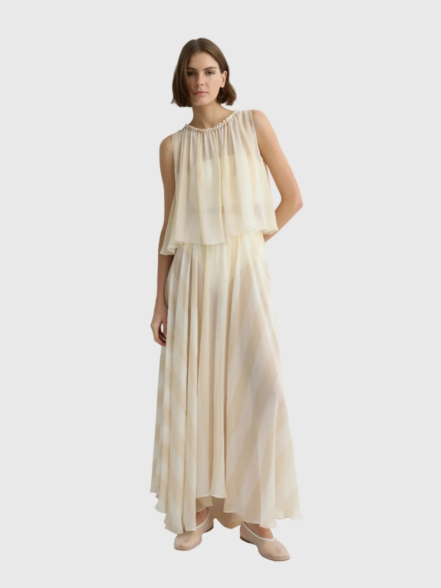 Bondi Born Women's Capri Silk Gathered Top sold by Saint Bernard product image thumbnail 3