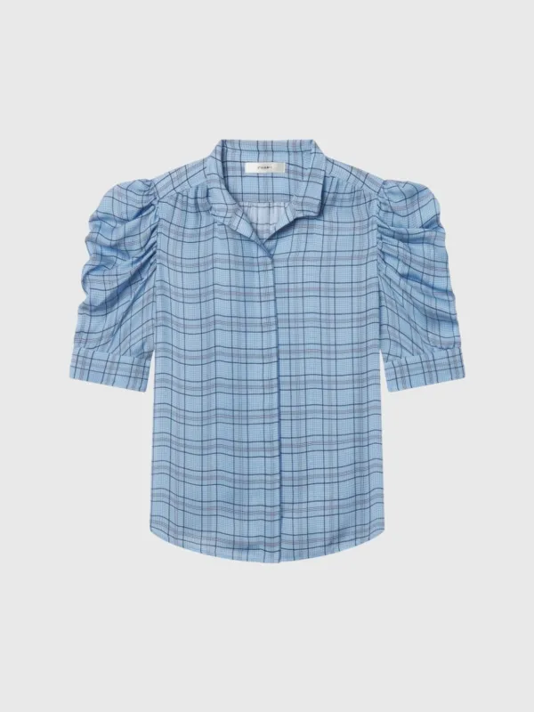 Frame Women's The Plaid Gillian Top sold by Saint Bernard