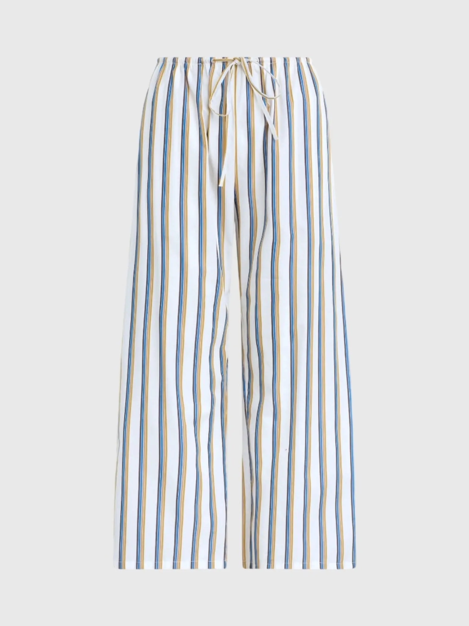 Leset Women's Yoshi Stripe Crop Drawstring Pant sold by Saint Bernard