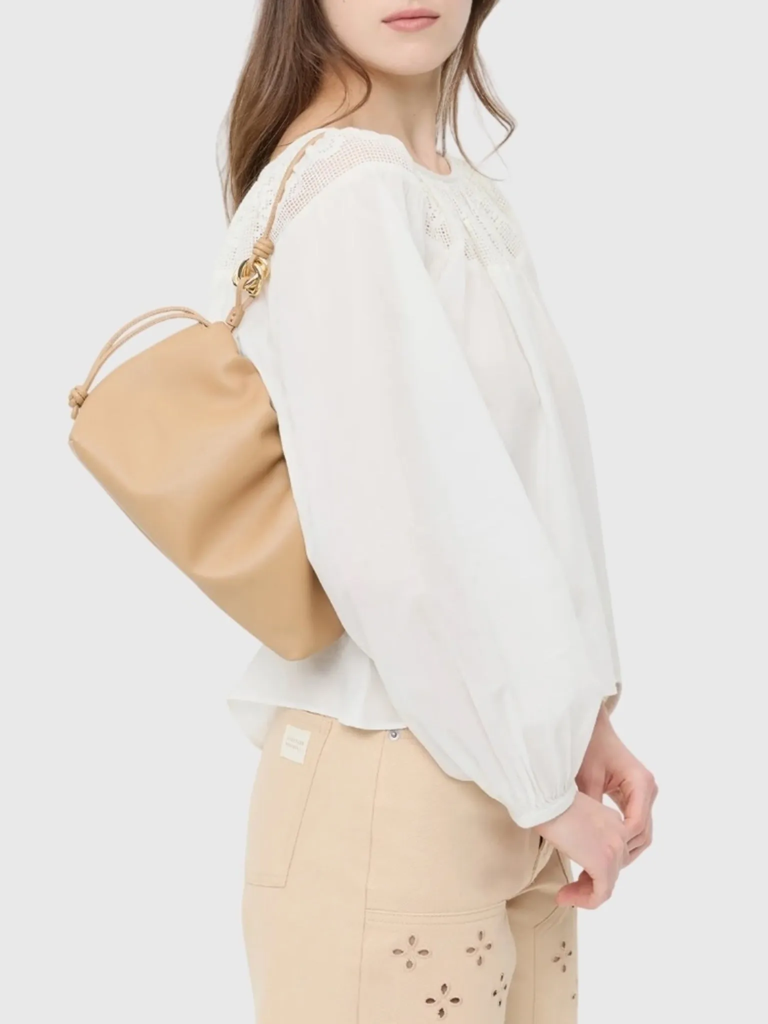 Loeffler Randall Kiri Leather Shoulder Bag sold by Saint Bernard product image thumbnail 2