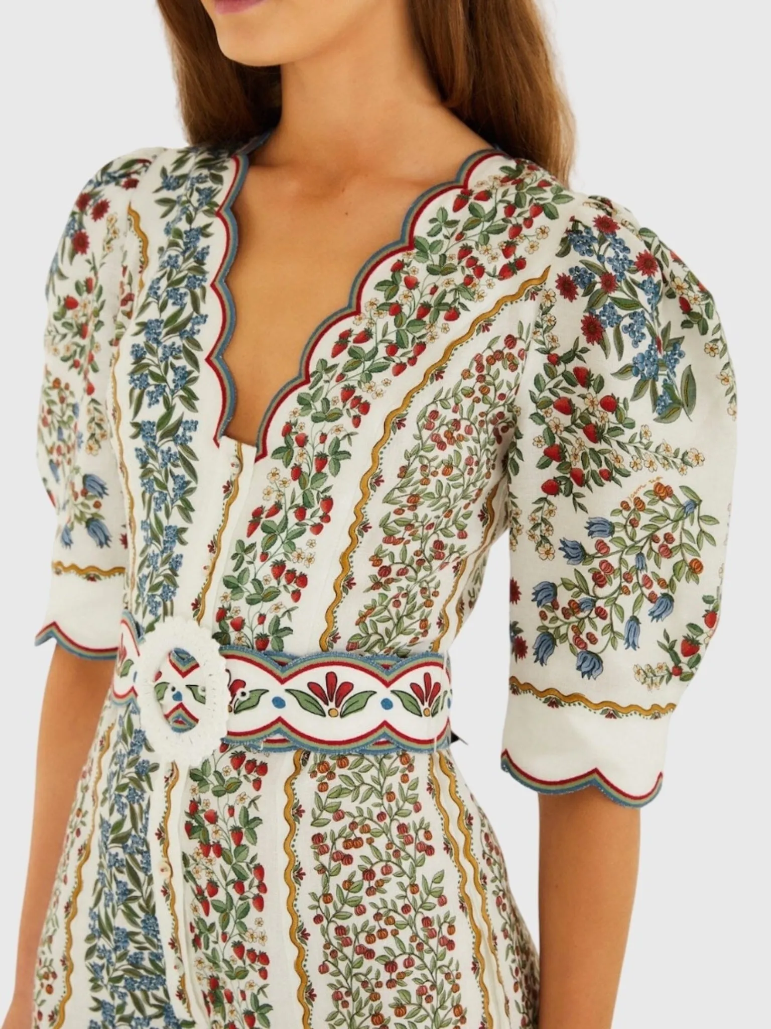 Farm Rio Women's Fruit Beauty Mini Cut-Out Romper sold by Saint Bernard product image thumbnail 2