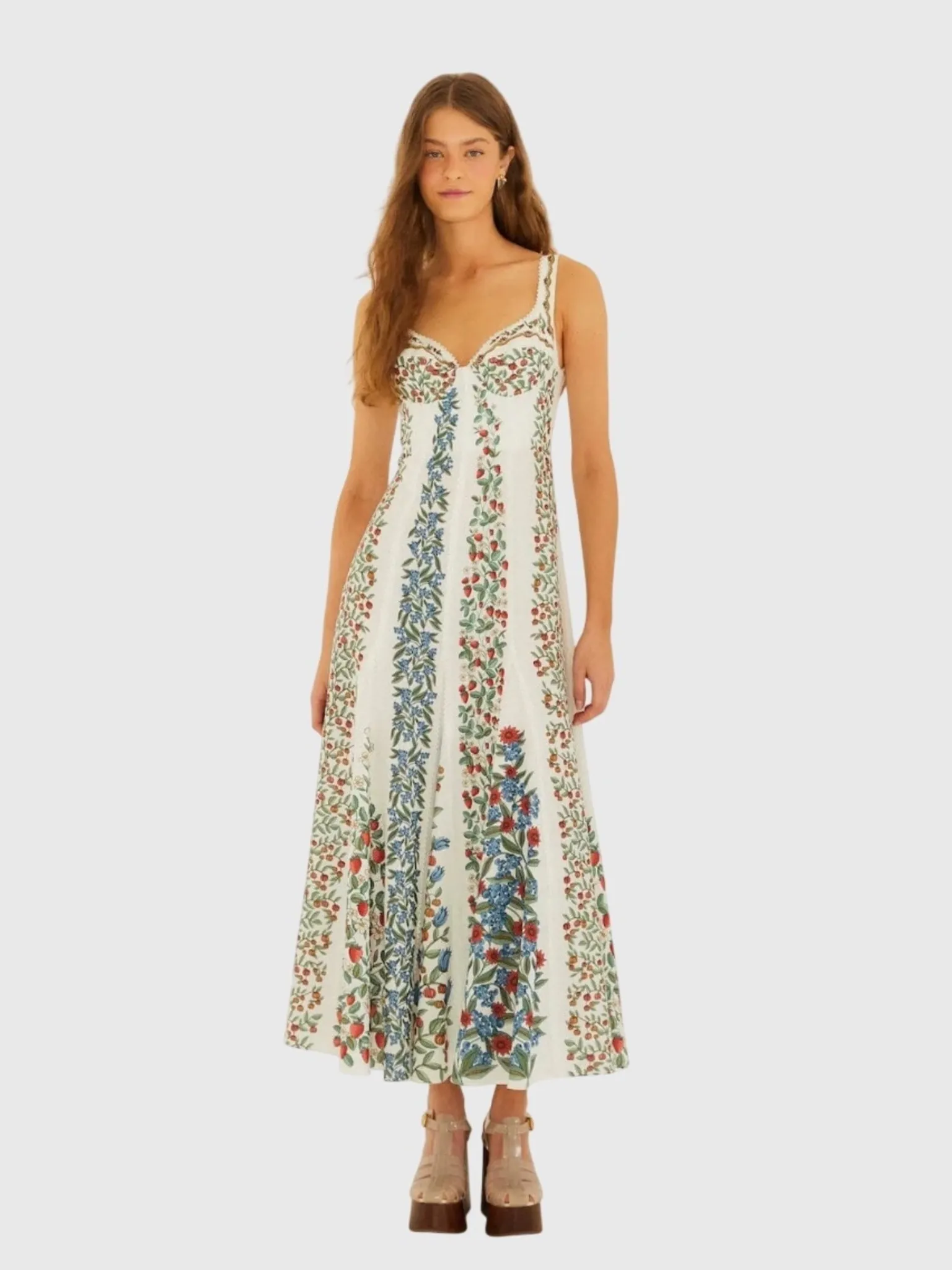 Farm Rio Women's Fruit Beauty Maxi Dress sold by Saint Bernard