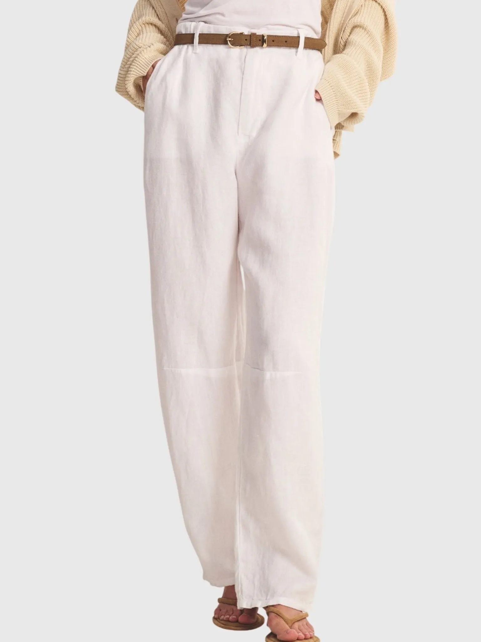 Velvet Women's Taylor Heavy Linen Pant sold by Saint Bernard product image thumbnail 3