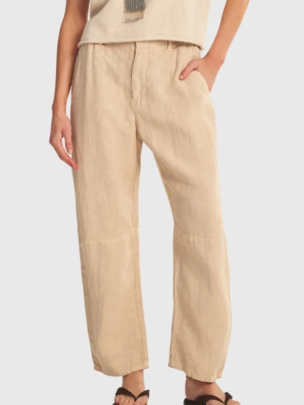 Velvet Women's Taylor Heavy Linen Pant made by Velvet
