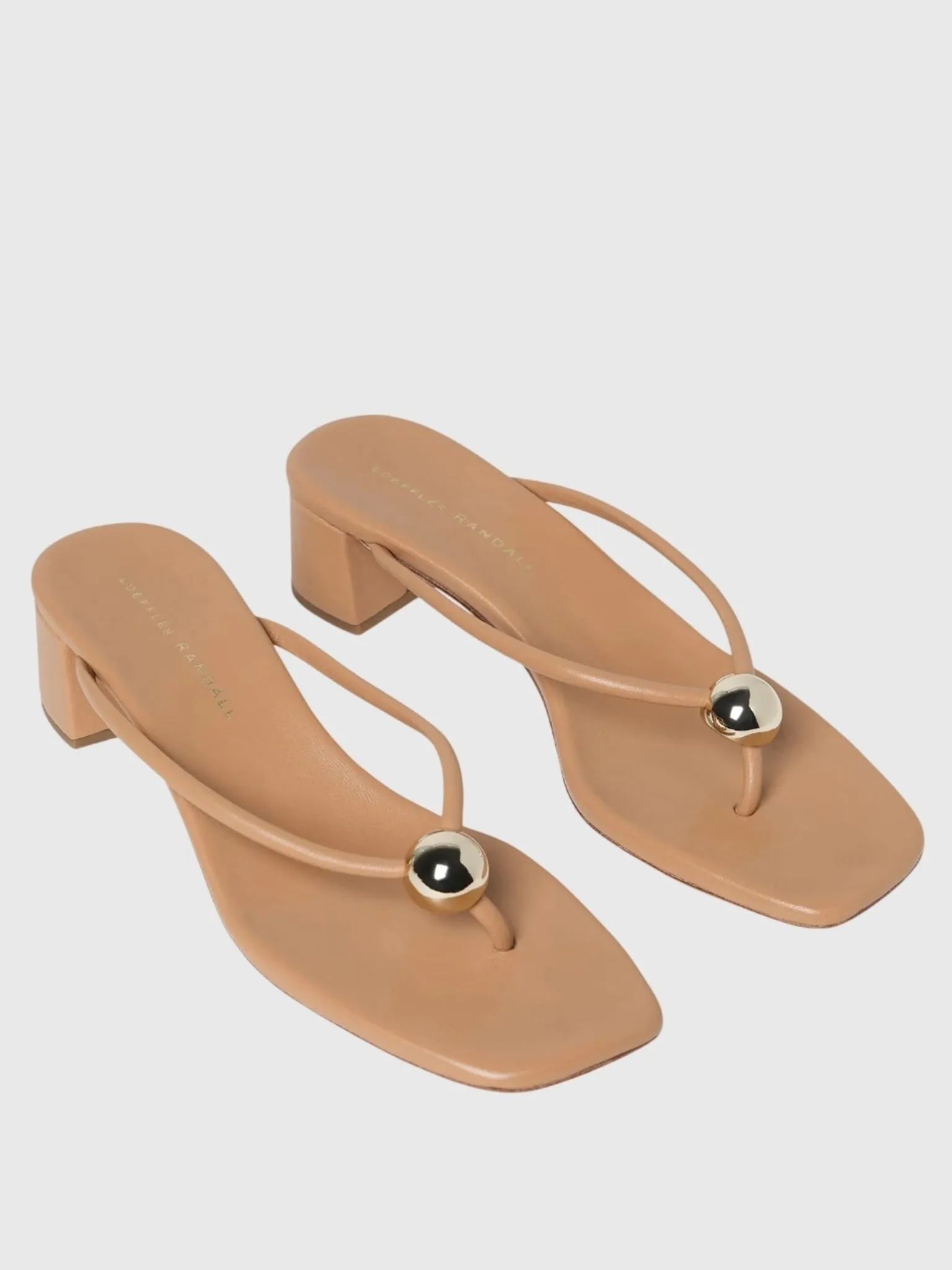 Loeffler Randall Women's Odessa Leather Heeled Sandal sold by Saint Bernard