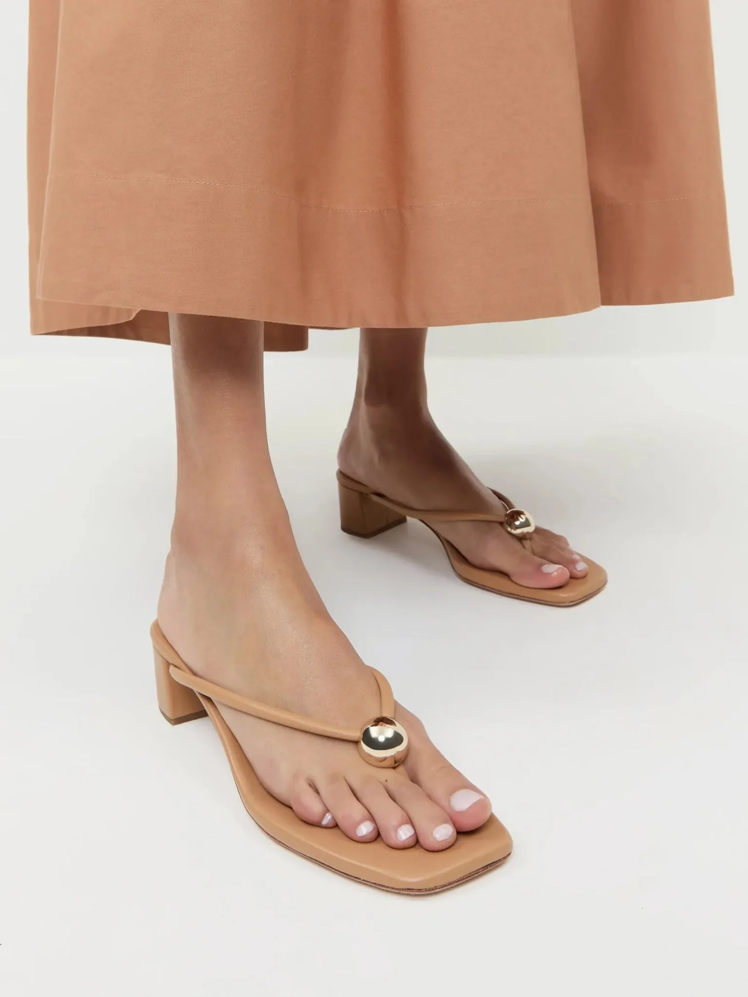 Loeffler Randall Women's Odessa Leather Heeled Sandal sold by Saint Bernard product image thumbnail 2