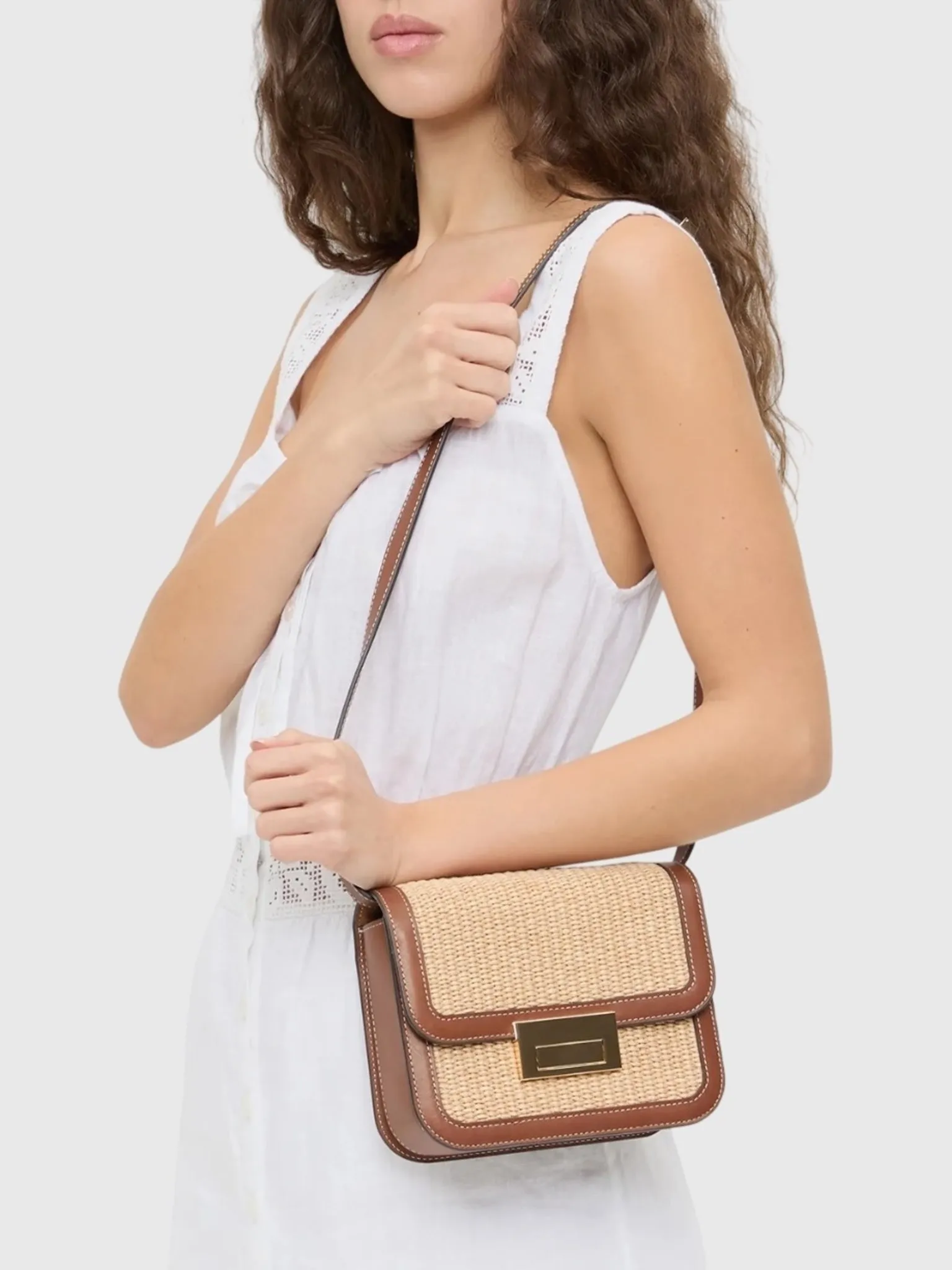 Loeffler Randall Desi Straw Crossbody Bag sold by Saint Bernard product image thumbnail 2